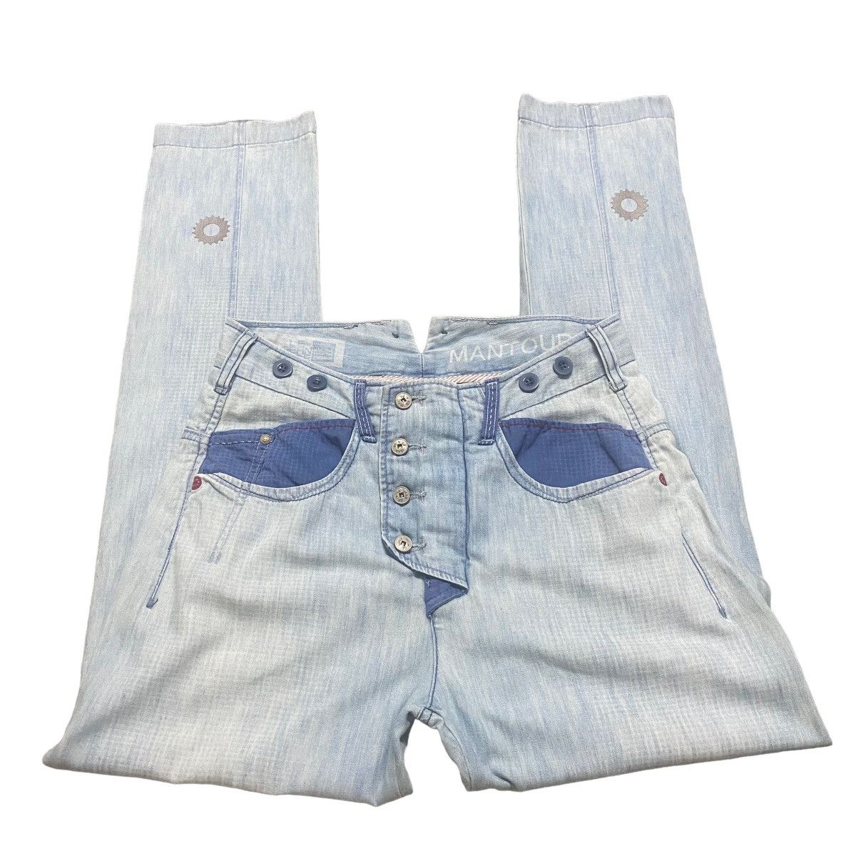 Marithe + Francois Girbaud Marithe Francois Girbaud Denim Mantourage Pants Size US 29 - 15 Thumbnail