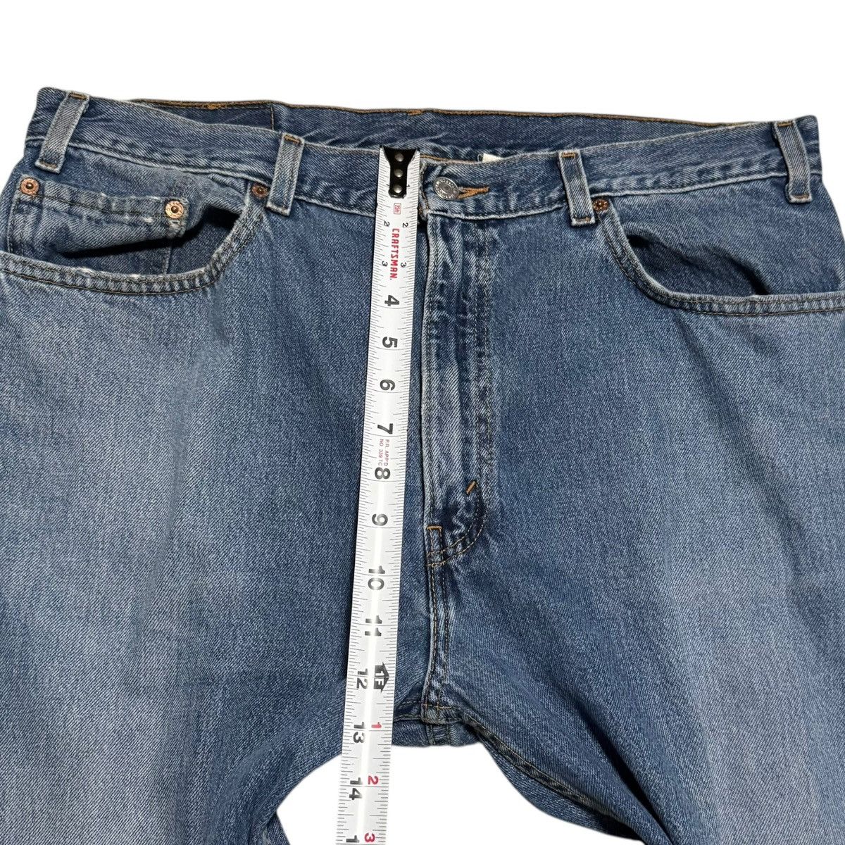 Levi's 2002 Levi's 505 Regular Fit Straight Jeans Mens 36x28.75 Size US 36 / EU 52 - 10 Thumbnail