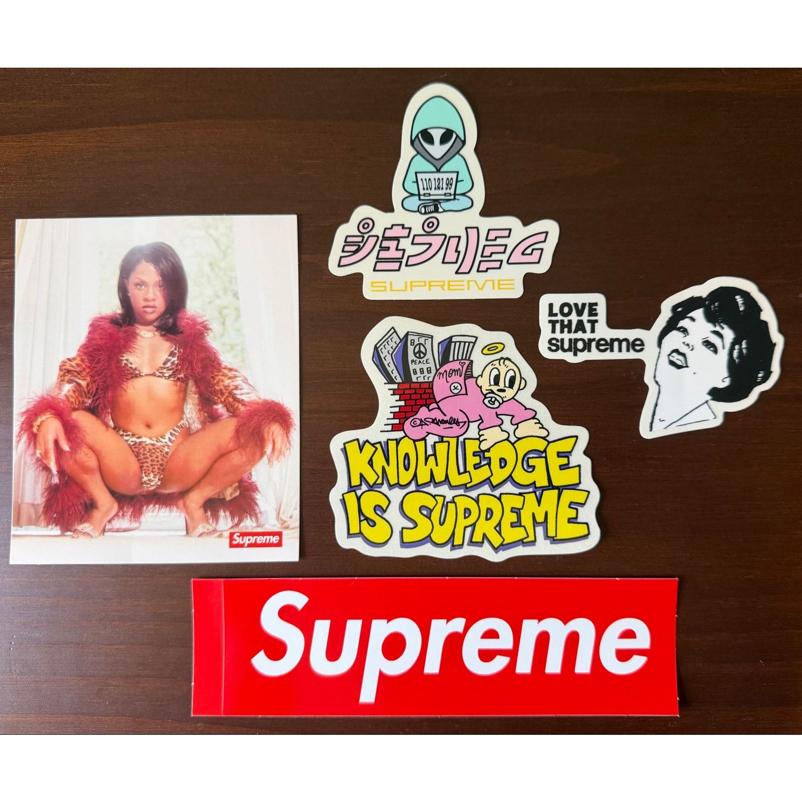 Supreme Supreme “Power Corruption Lies”Skate Deck Spring Summer