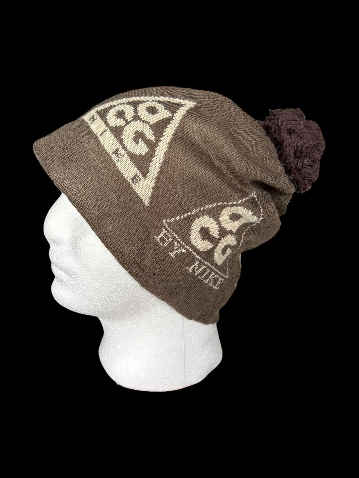 Nike ACG × Vintage NIKE ACG Big Logo Beanie Hats Snowcap Size ONE SIZE - 2 Thumbnail