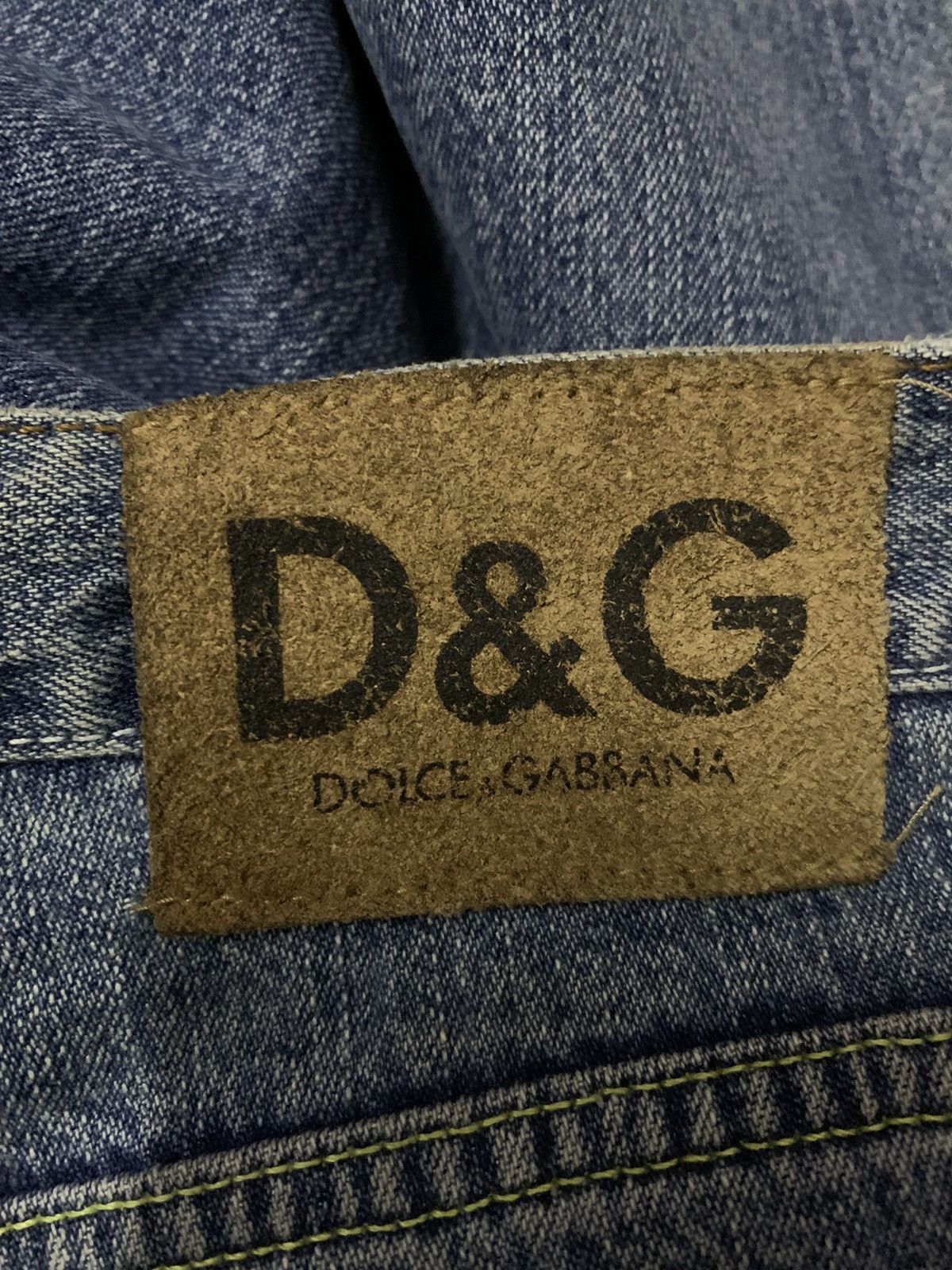 Dolce & Gabbana 💥D&G Dolce&Gabbana Donut Button Denim Size US 33 - 8 Thumbnail
