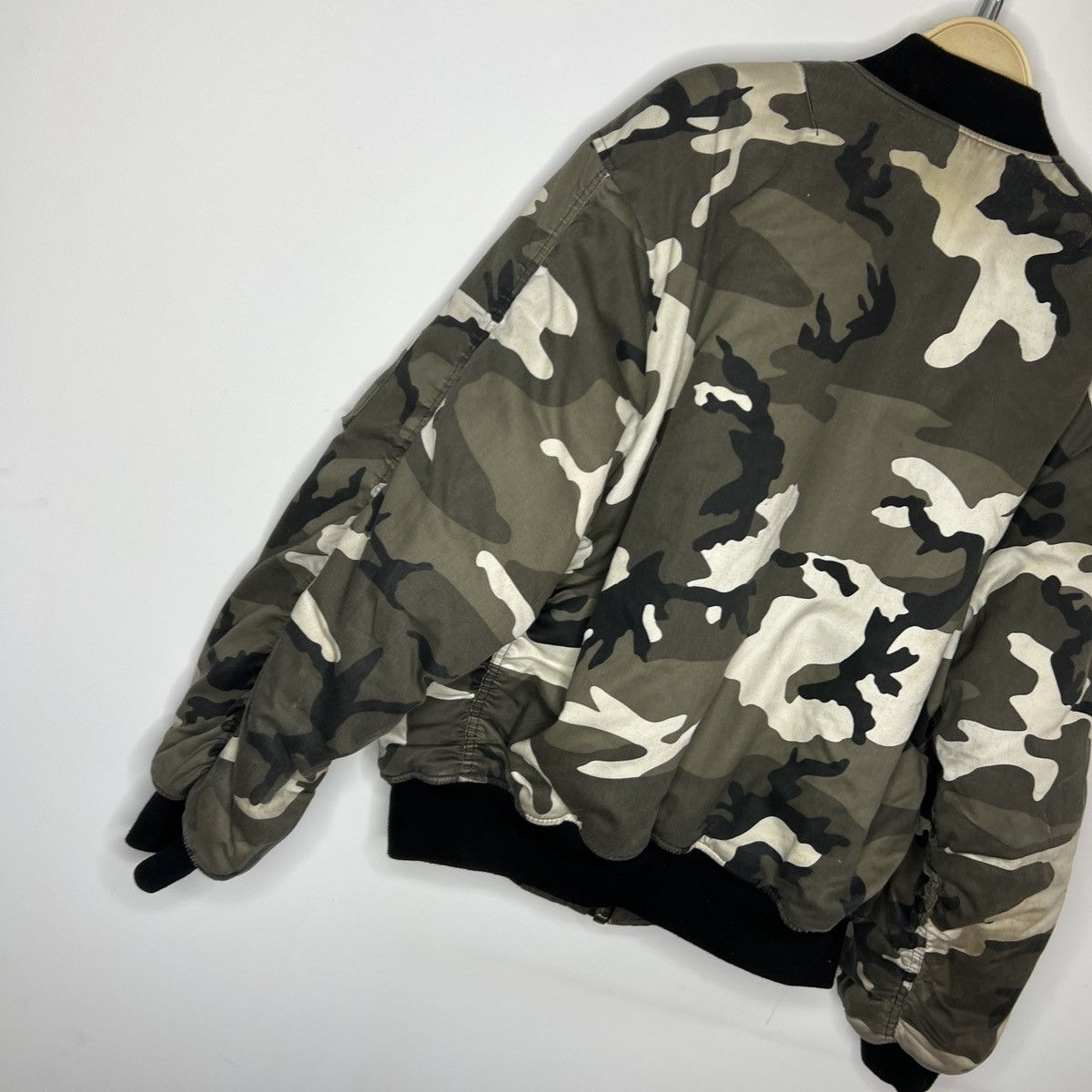 Vintage MA 1 FLYERS ARMY BOMBER JACKET TRAVIS SCOTT STYLE Size US L / EU 52-54 / 3 - 8 Thumbnail