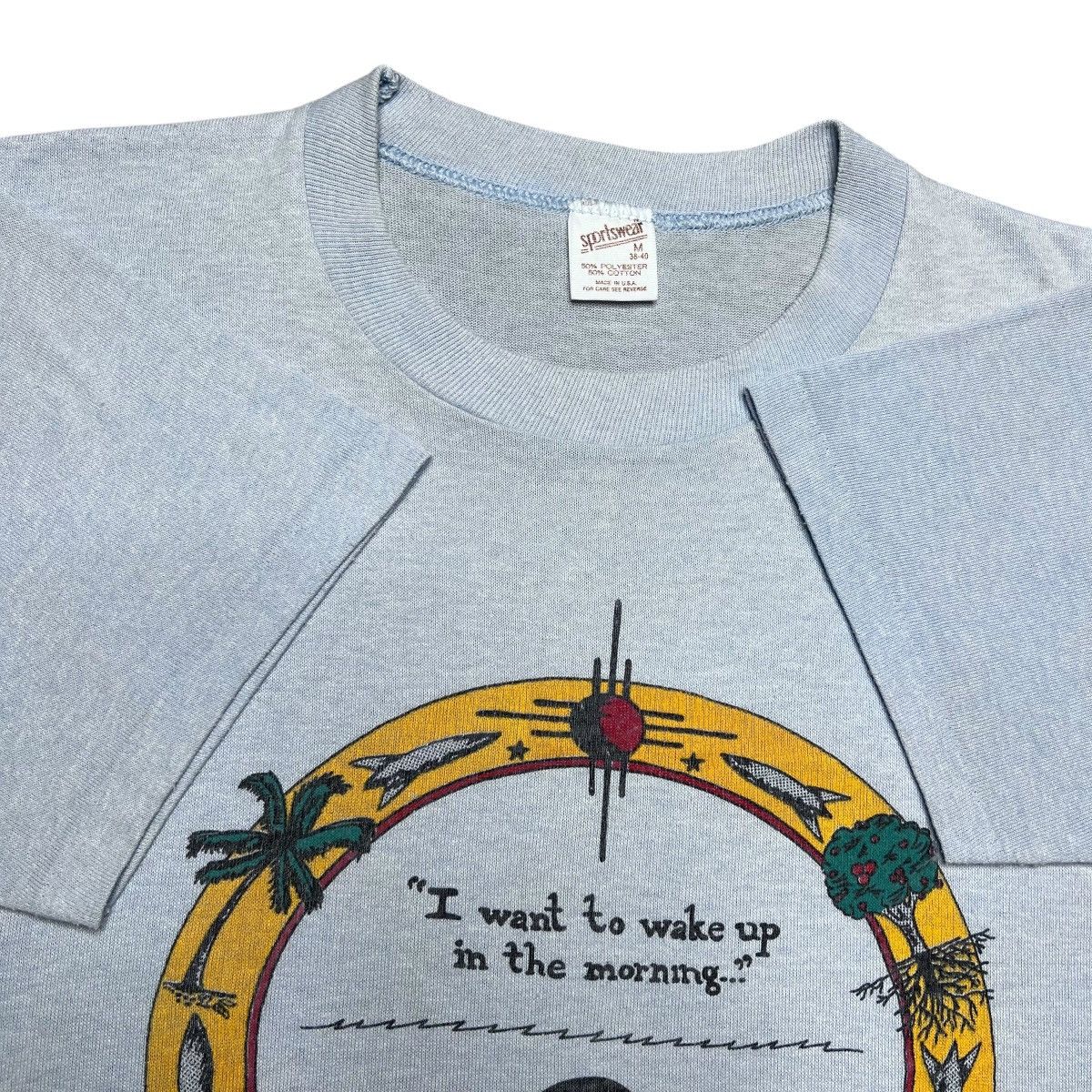 Vintage Vintage 1987 Florida Peace Pilgrimage No Nukes T-Shirt Size US M / EU 48-50 / 2 - 2 Thumbnail