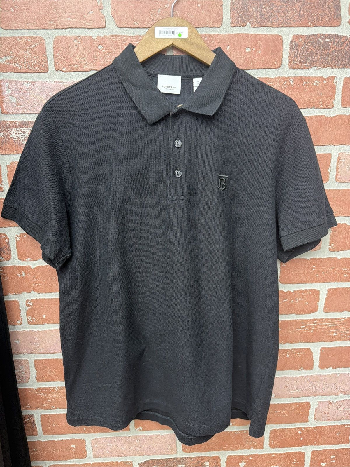 Burberry Burberry London England Men's Polo Shirt Sleeve Black Size US XL / EU 56 / 4 - 4 Thumbnail