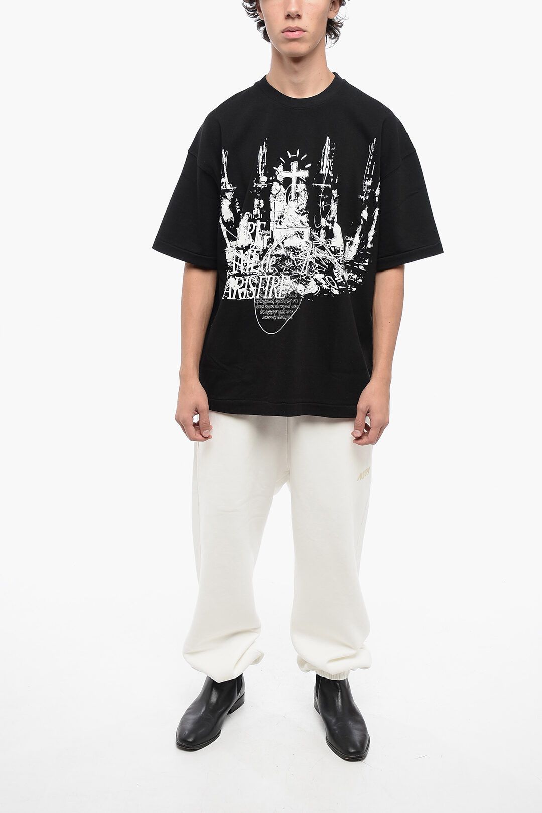 1989 STUDIO og1mm1024 Crewneck T-Shirt in Black Size US M / EU 48-50 / 2 - 4 Thumbnail