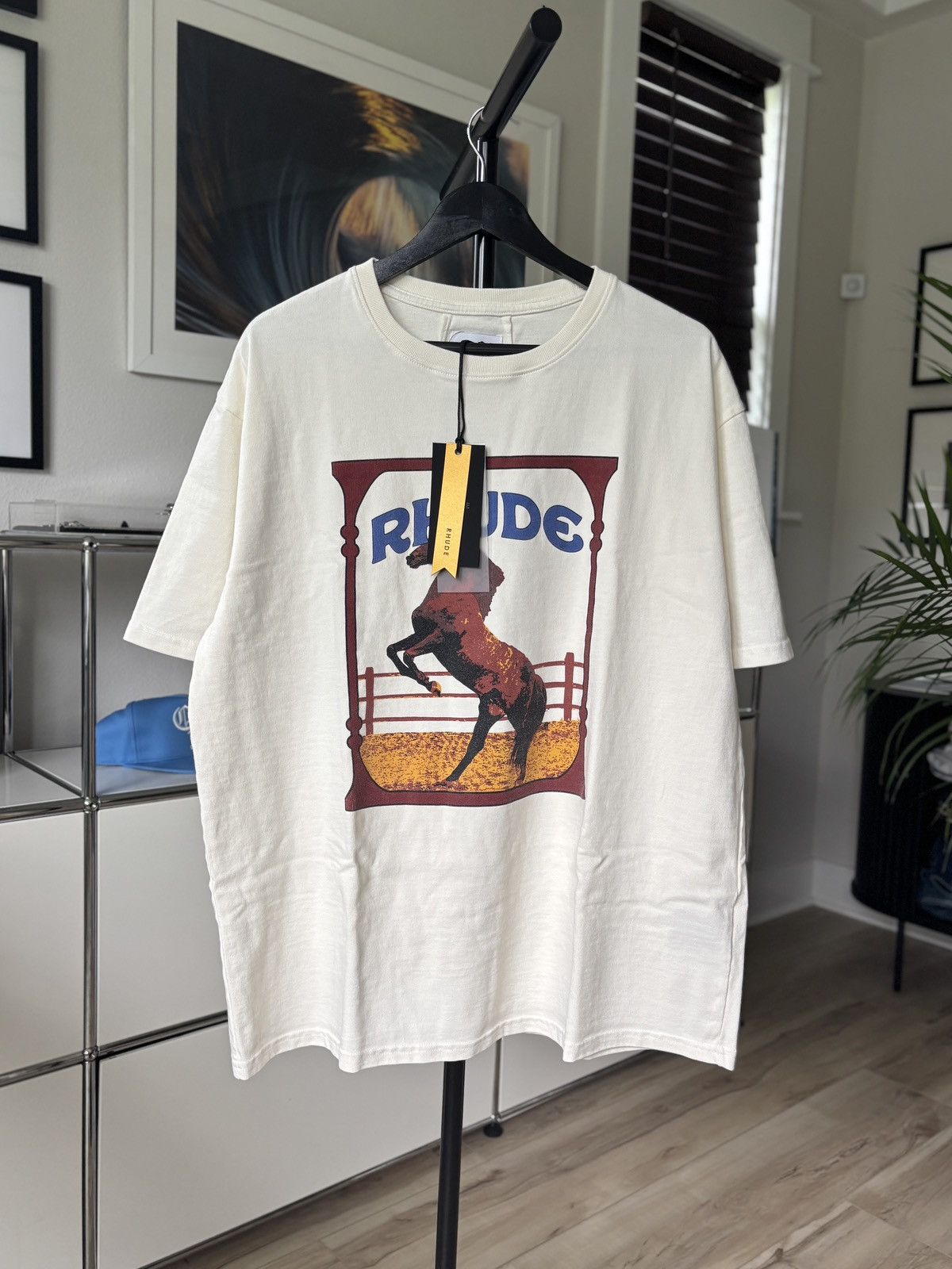 Rhude RHUDE HORSE COWBOY WESTERN LOGO TEE Size US L / EU 52-54 / 3 - 1 Thumbnail