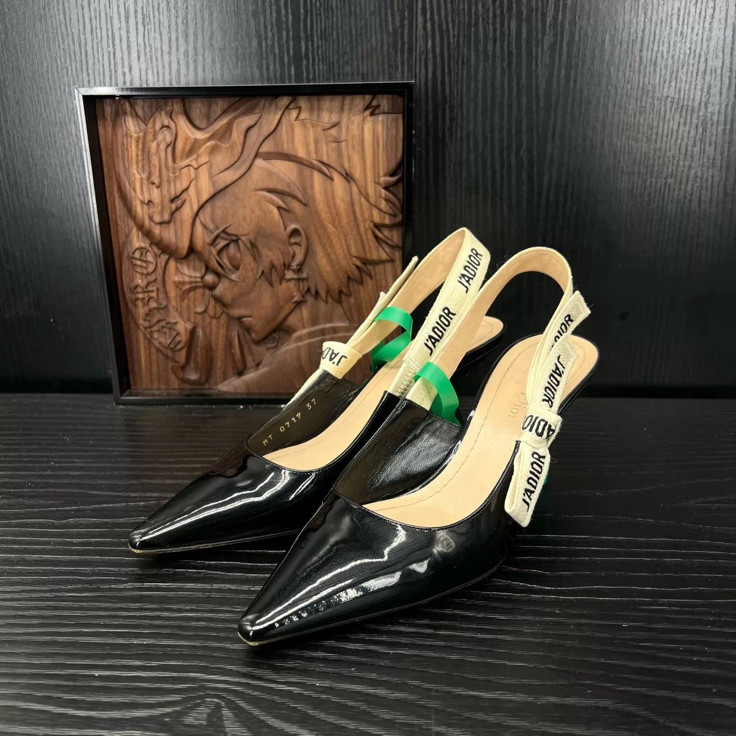 Dior DIOR J'Adior Patent Leather Heels 37 (New, Worn) Size US 6.5 / IT 36.5 - 1 Thumbnail