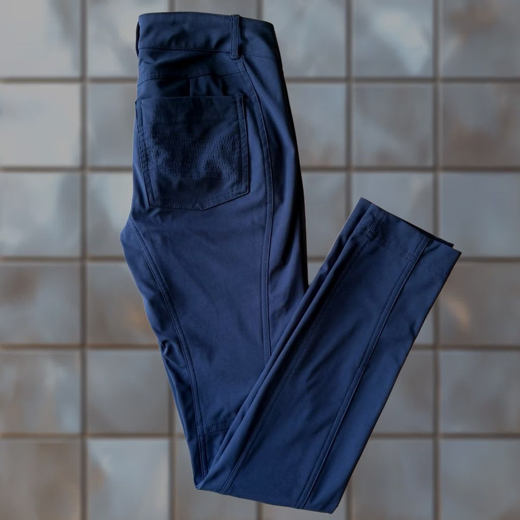 Lululemon Lululemon Pants Women's 4 Navy City Sleek Utility Workwear Dress Pants, Regular, 32 Inseam, 90s, Logo, Pockets, Flat Front, Tapered Size 27" / US 4 / IT 40 - 1 Thumbnail