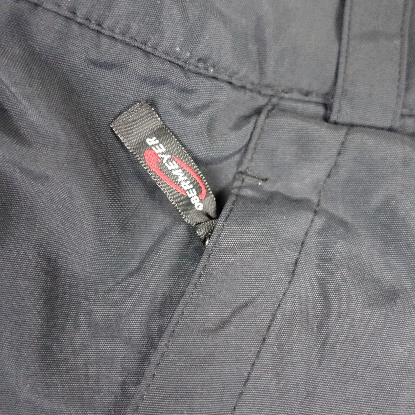 Obermeyer Obermeyer Snow Pants Mens Medium Long Black Cargo II Long Insulated Ski Pockets Size US 35 - 3 Thumbnail