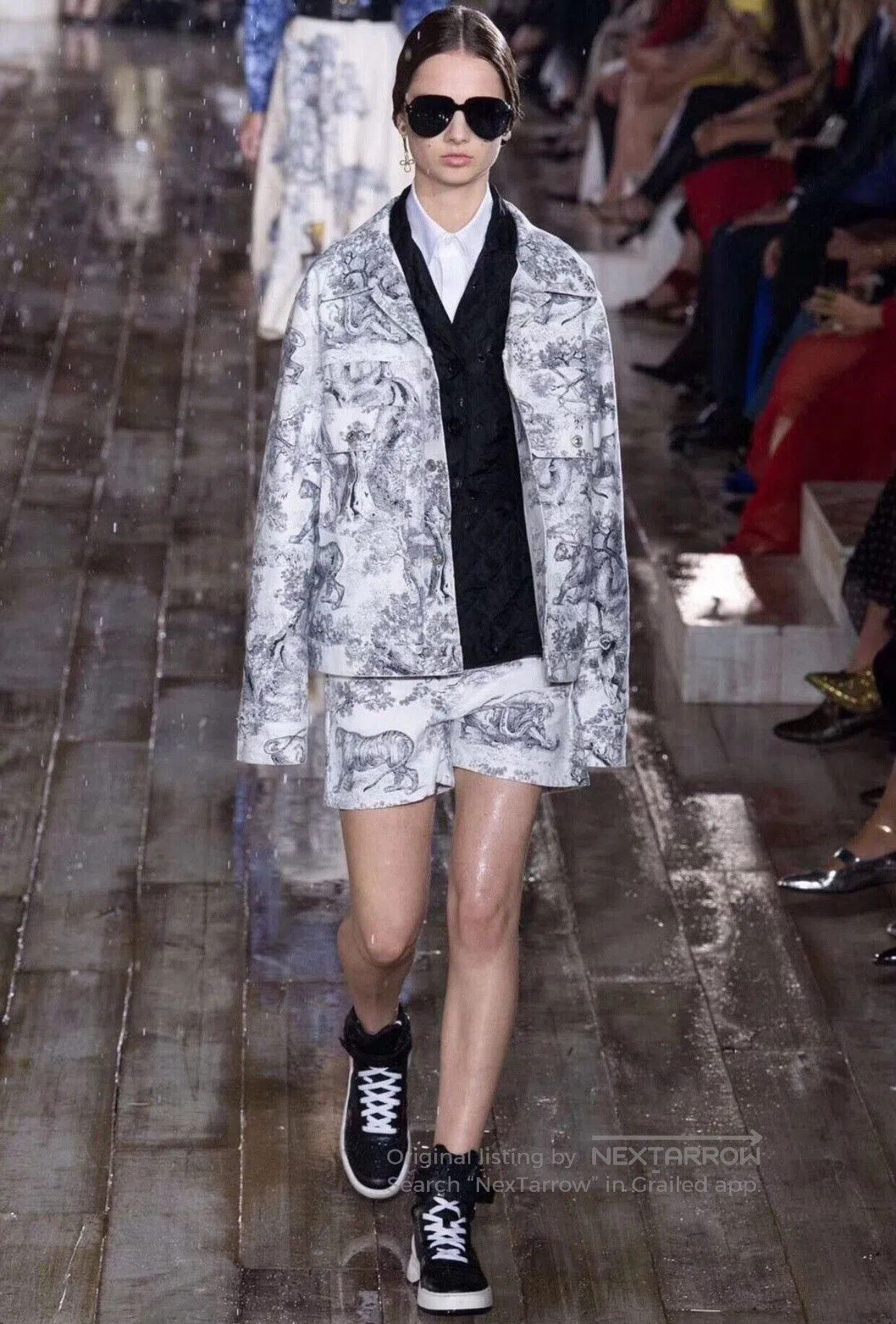 Dior Dior Zoo Collection Black White Denim Jacket. Size US M / EU 48-50 / 2 - 2 Thumbnail