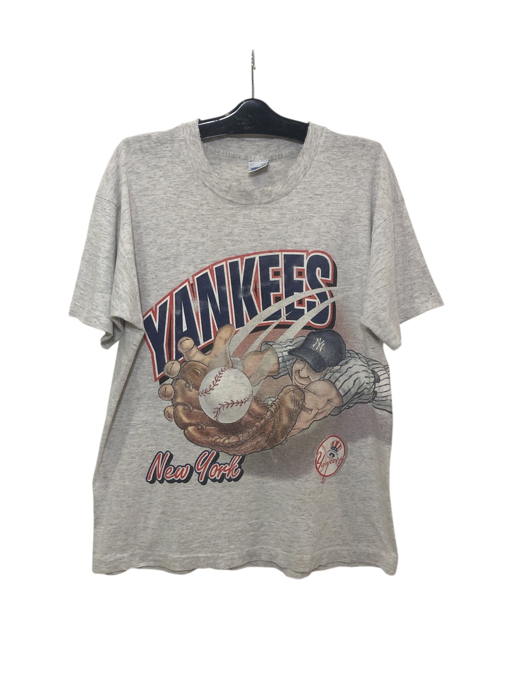 MLB Vintage 90s New York Yankees T-Shirt – Salem Sportswear Size US L / EU 52-54 / 3 - 1 Thumbnail
