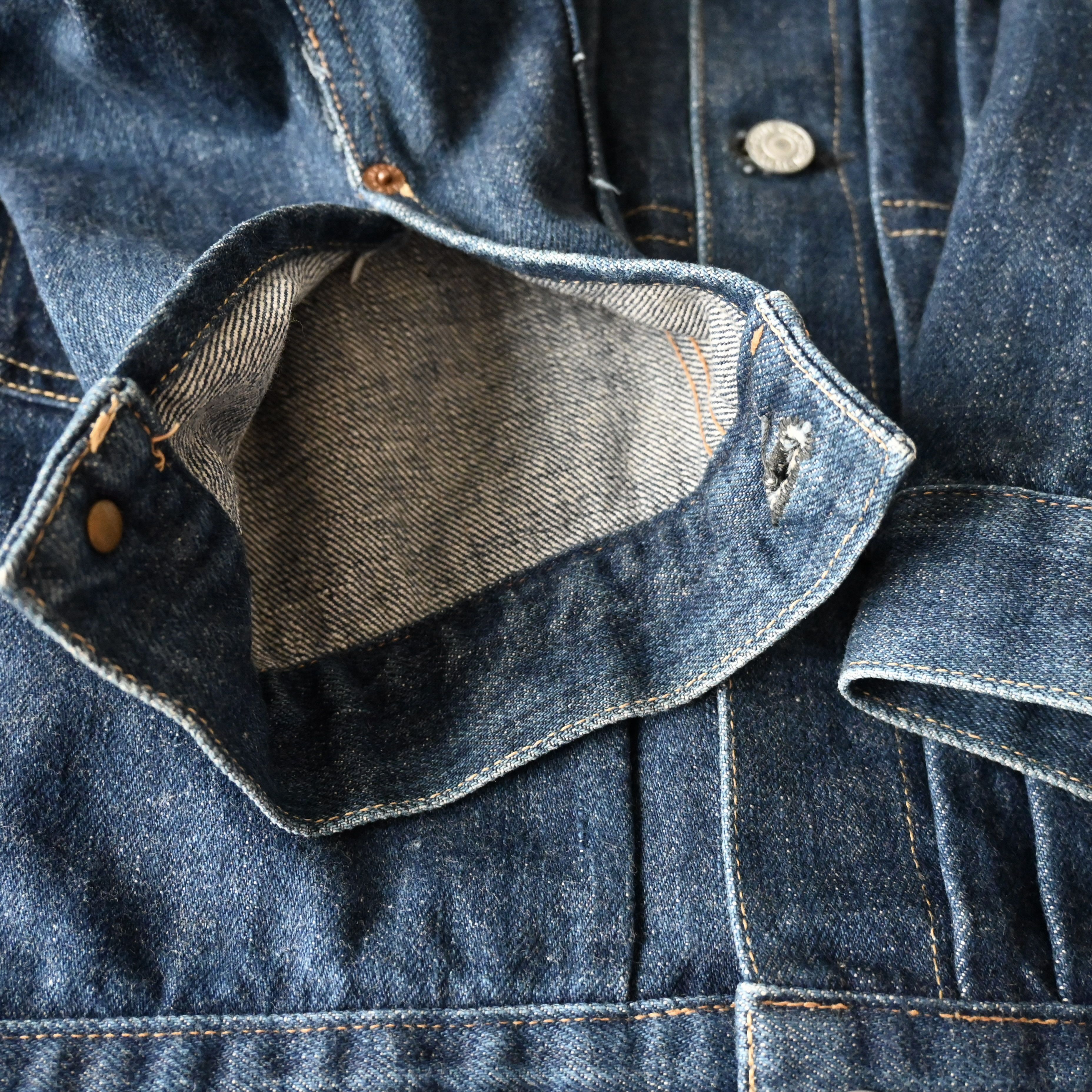 Japanese Brand VTG 1990s anonymous store brand type II trucker jacket Size US S / EU 44-46 / 1 - 18 Thumbnail