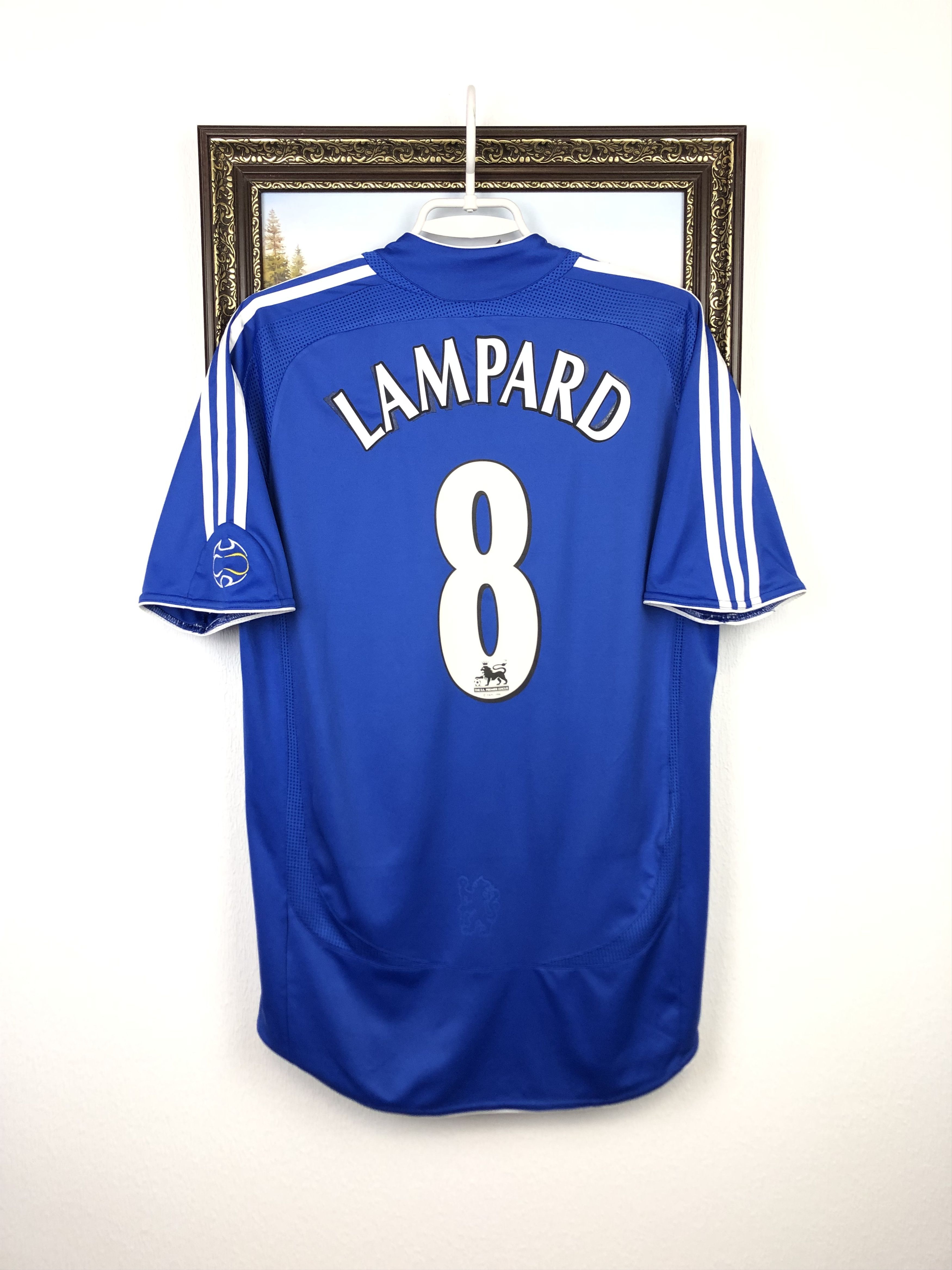 Adidas Chelsea football shirt 2006 Soccer #8 Lampard Adidas Jersey Size US S / EU 44-46 / 1 - 1 Thumbnail