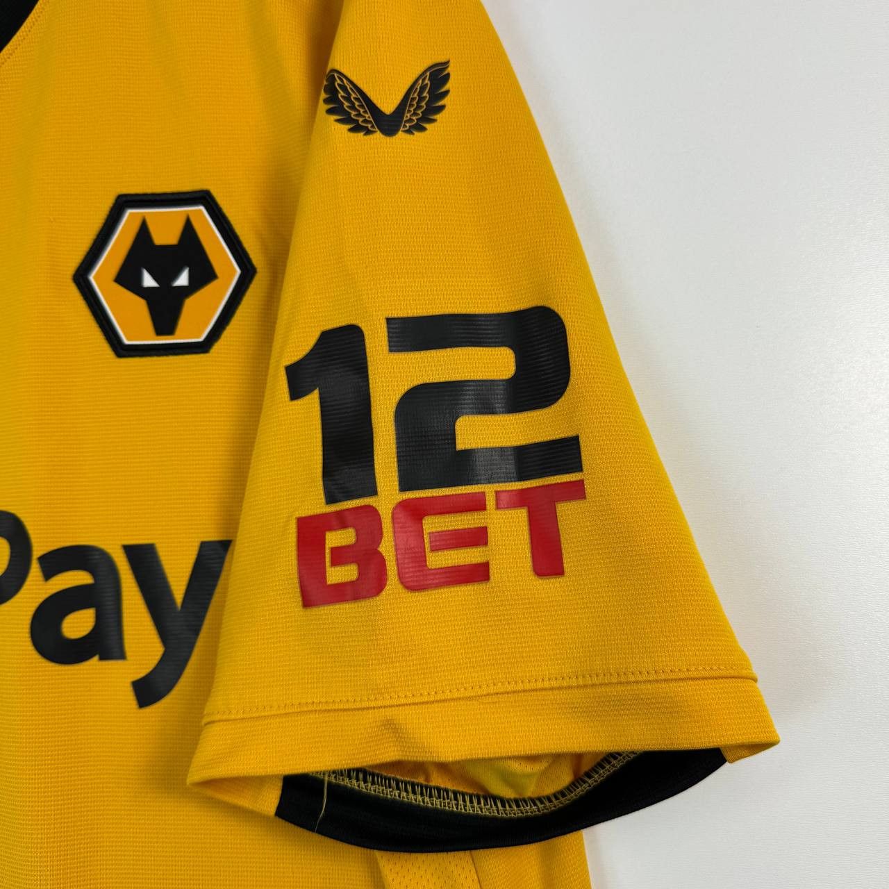 Castore Castore Wolverhampton Wanderers Home 2022/23 Shirt Size XXL Size US XXL / EU 58 / 5 - 4 Thumbnail