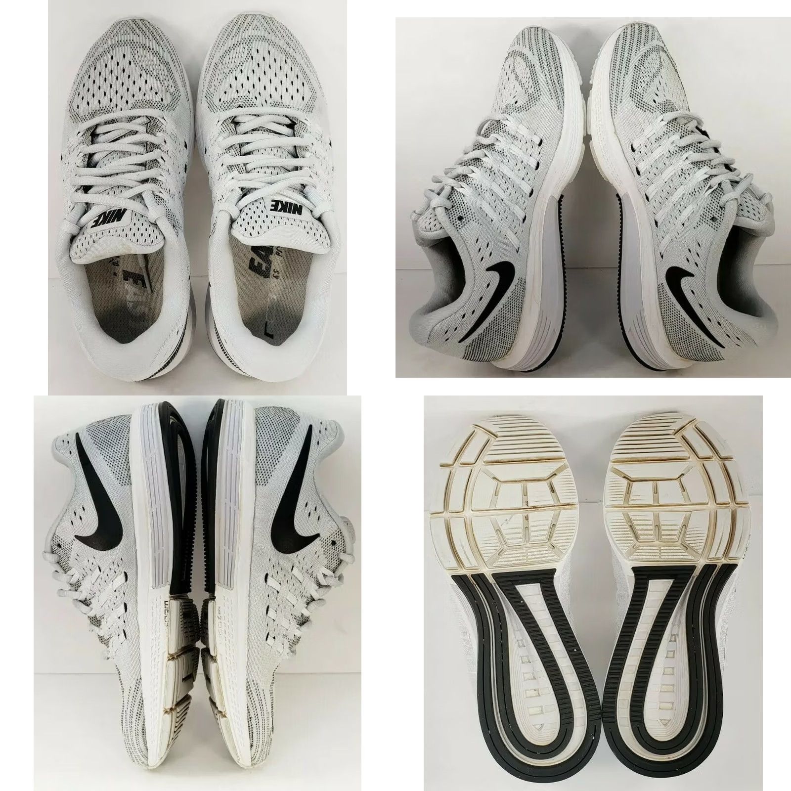 Nike User: Original Title: Nike Air Zoom Vomero 11 Grey/Black/White Sneakers #818100 002 Womens 7.5 Size US 7 / IT 37 - 8 Thumbnail