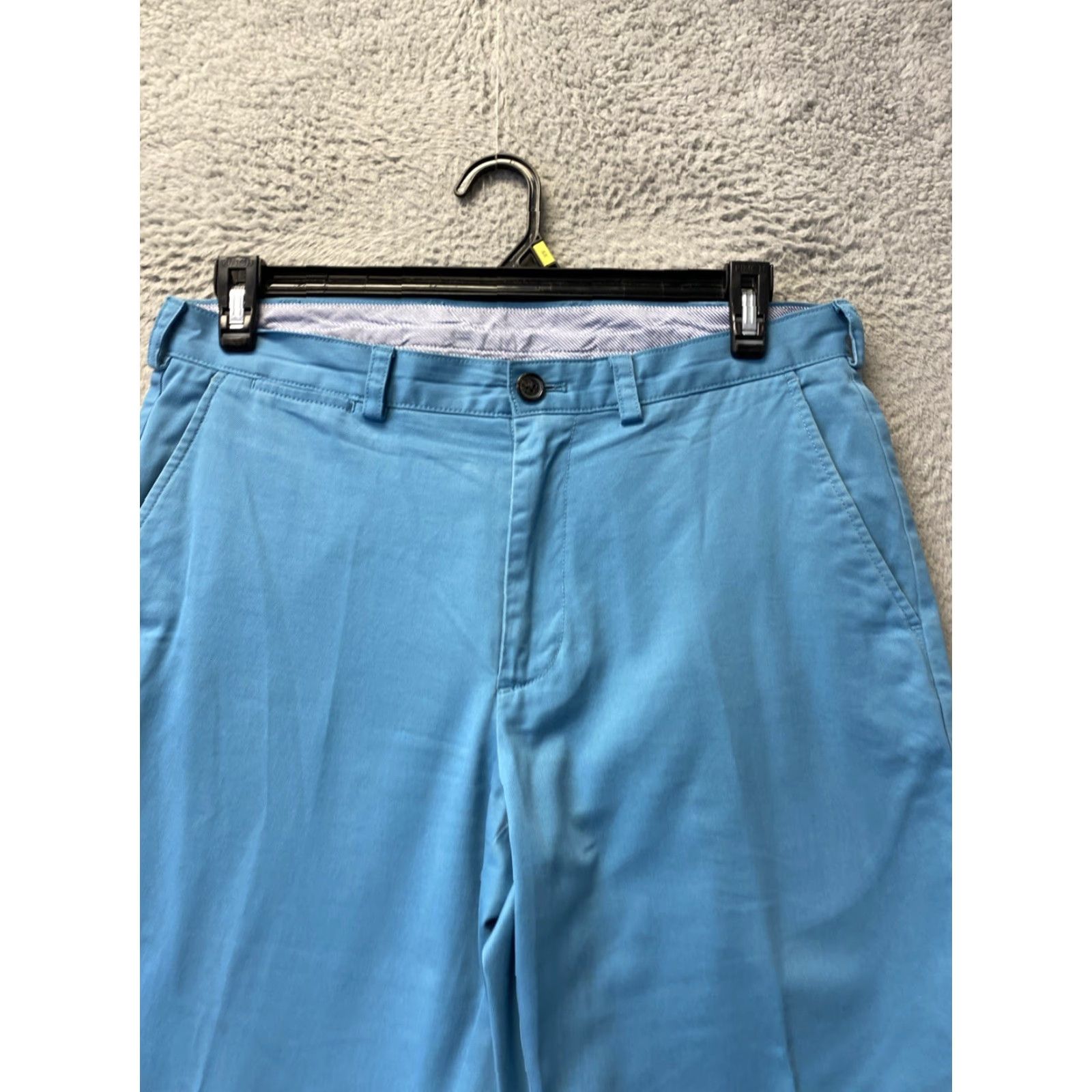 Brooks Brothers Brooks Brothers Chino Pants Men Regular 34 Turquoise Solid 30in Zip Casual Vintage: No Size US 34 / EU 50 - 2 Thumbnail
