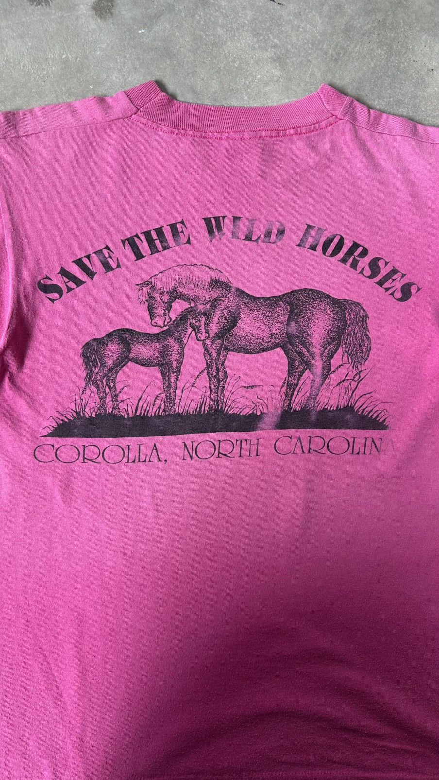 Vintage VINTAGE CAROLINA SAVE THE WILD HORSES TEE Size US M / EU 48-50 / 2 - 6 Thumbnail