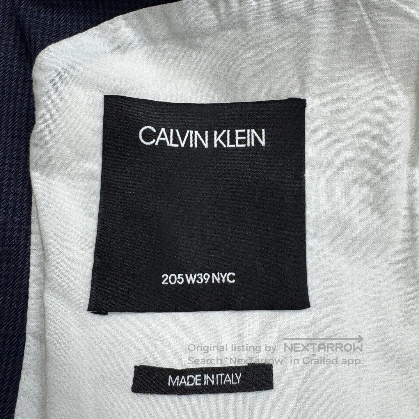 Calvin Klein Calvin Klein Checkered wool suit jacket| Size 46R - 3 Thumbnail