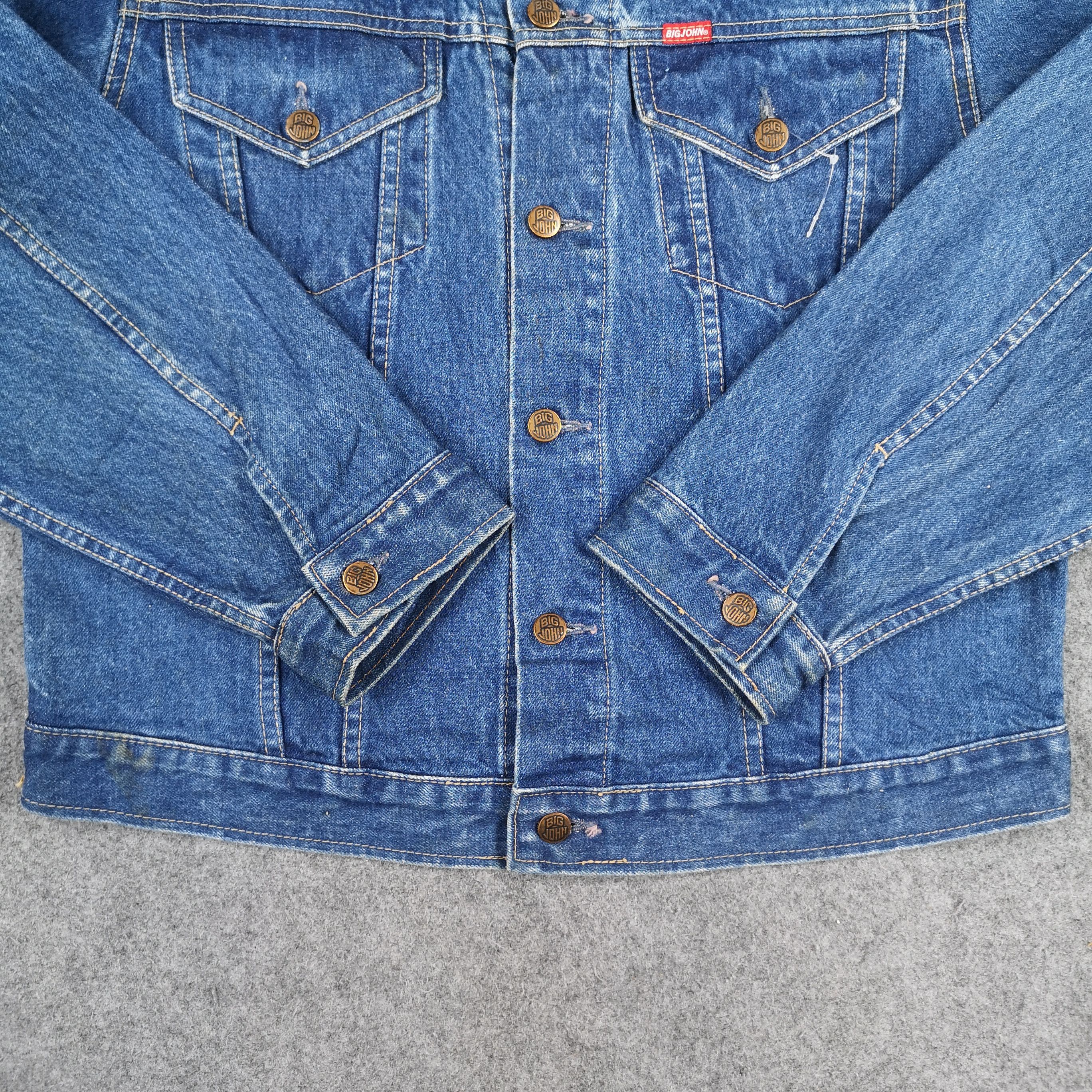 Big John Vintage Big John Blue Denim Trucker Jacket Size US L / EU 52-54 / 3 - 4 Thumbnail