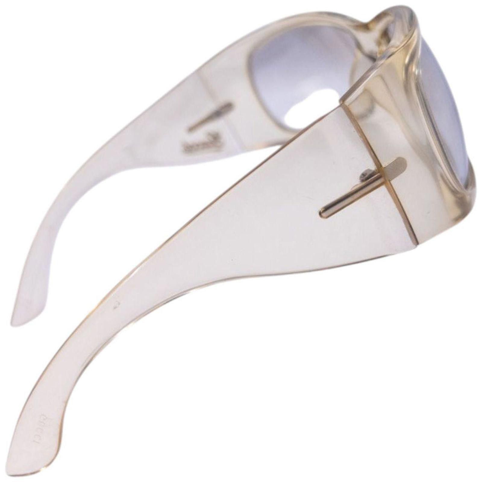 Gucci Vintage Gucci Clear Sunglasses Size ONE SIZE - 3 Thumbnail