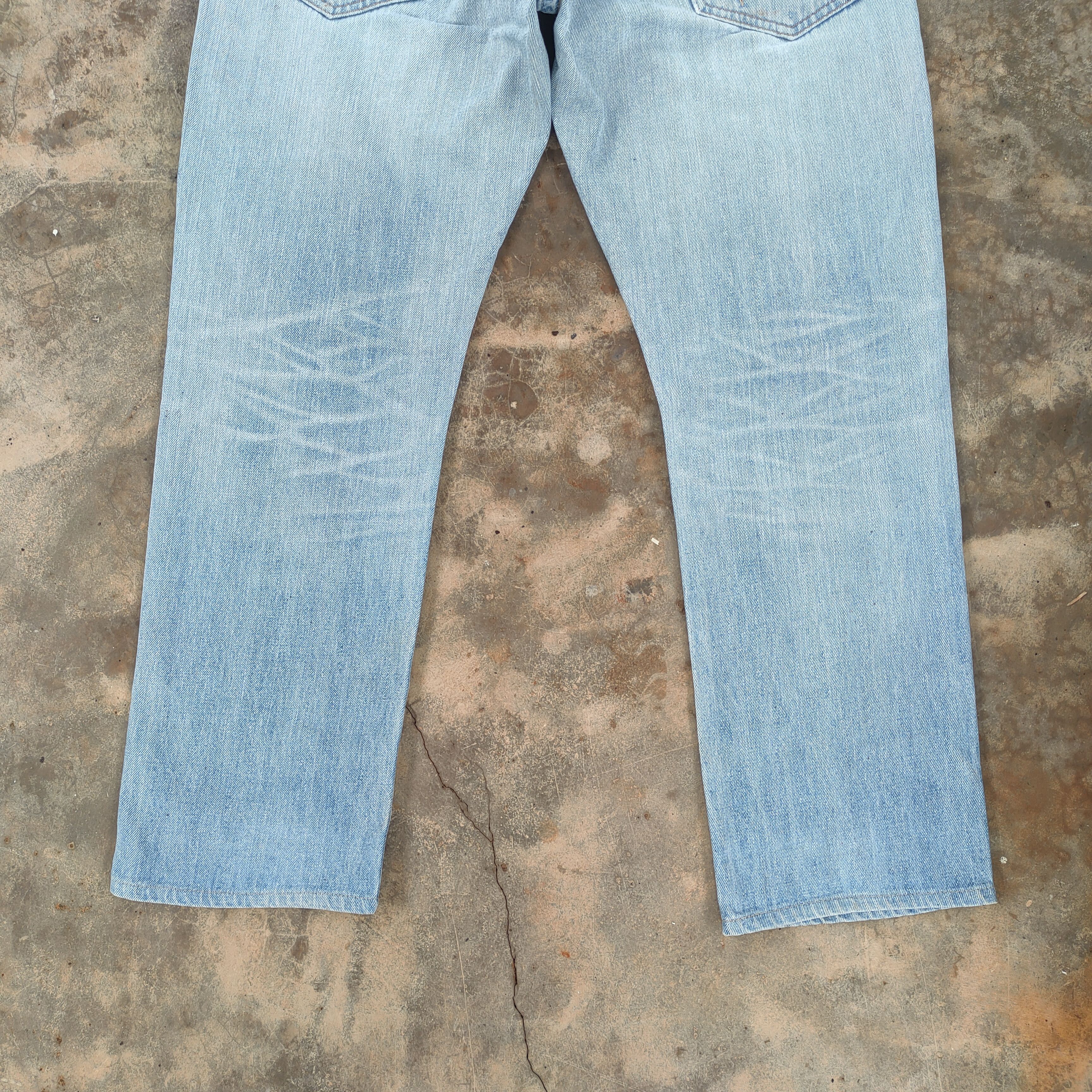 Edwin VTG EDWIN 90' BLUE TRIP FADED RIPPED JEANS DENIM PANTS Size US 36 / EU 52 - 12 Thumbnail
