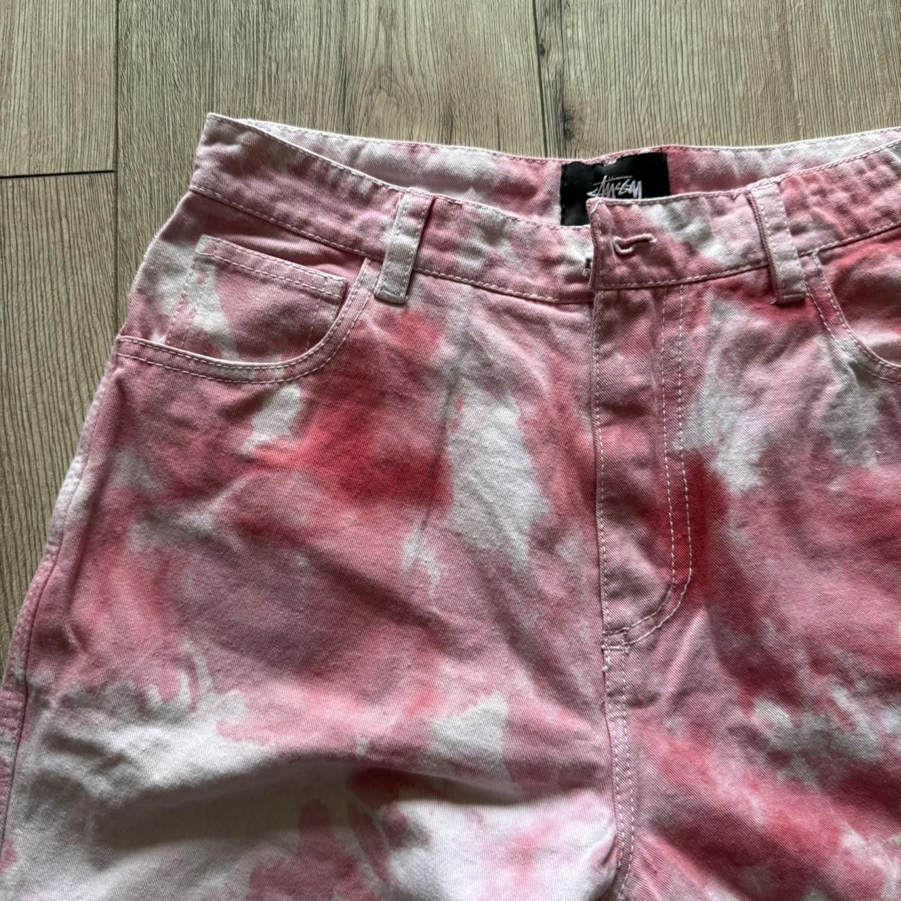 Stussy Stussy Womans Tie Dye Bottoms Pink Size 28" / US 6 / IT 42 - 6 Thumbnail