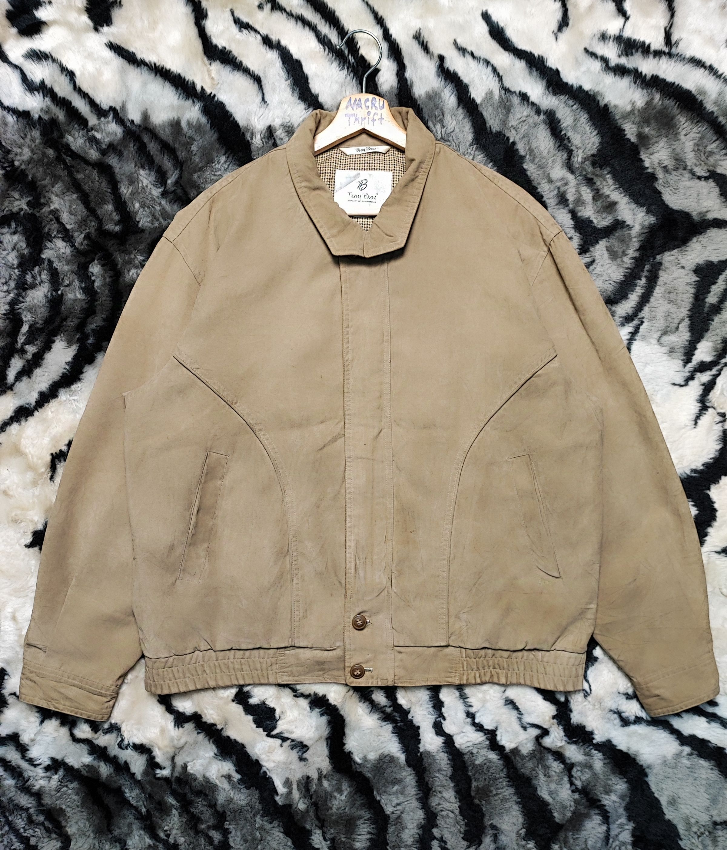 Japanese Brand × Vintage CRAZY VINTAGE TROY BROS MOLDSKIN SUEDE Size US M / EU 48-50 / 2 - 2 Thumbnail