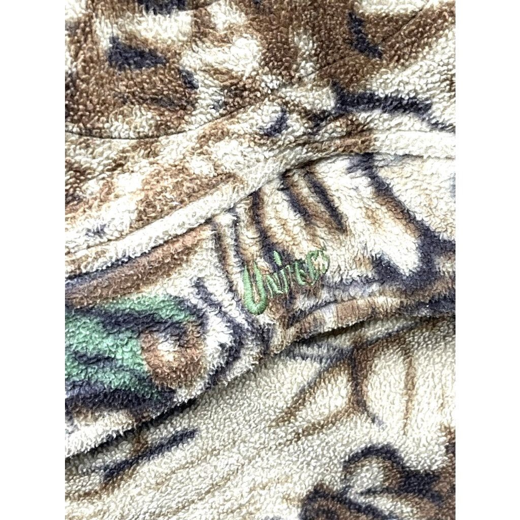 Vintage 1990's Univers Outdoor Camo Animal Full Zip Fleece Jacket Size US XXL / EU 58 / 5 - 6 Thumbnail