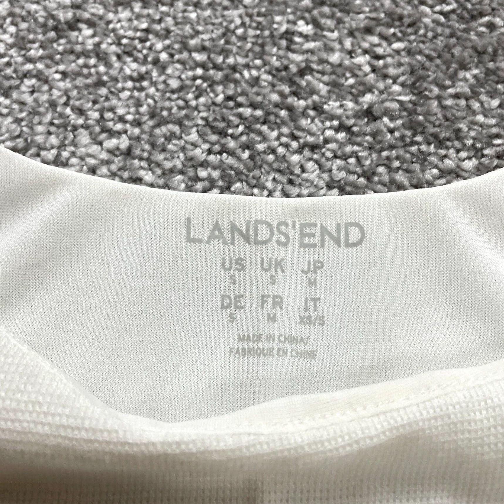 Lands' End VINTAGE Lands' End Women's Tank Top Small White Sleeveless Casual Summer Basic Knit Size S / US 4 / IT 40 - 3 Thumbnail