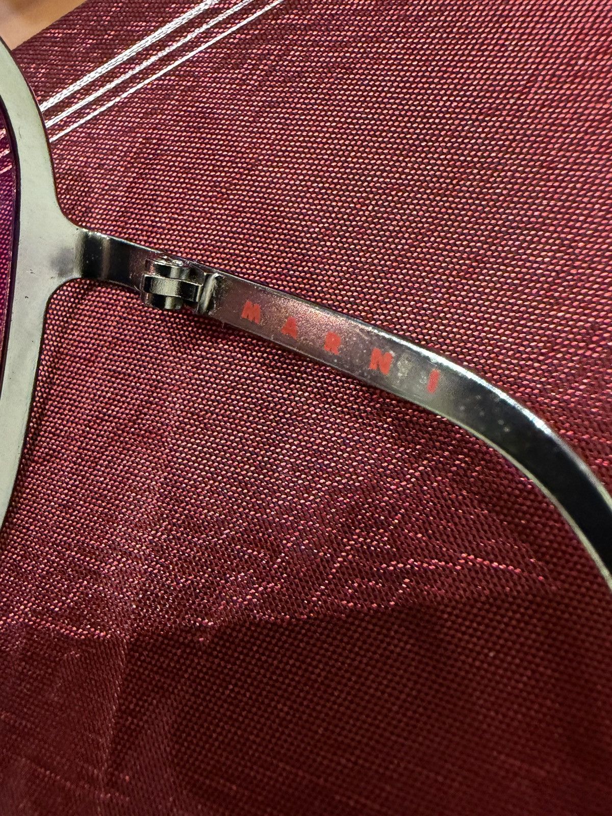 Marni Marni Geometric Metal Sunglasses Size ONE SIZE - 8 Thumbnail