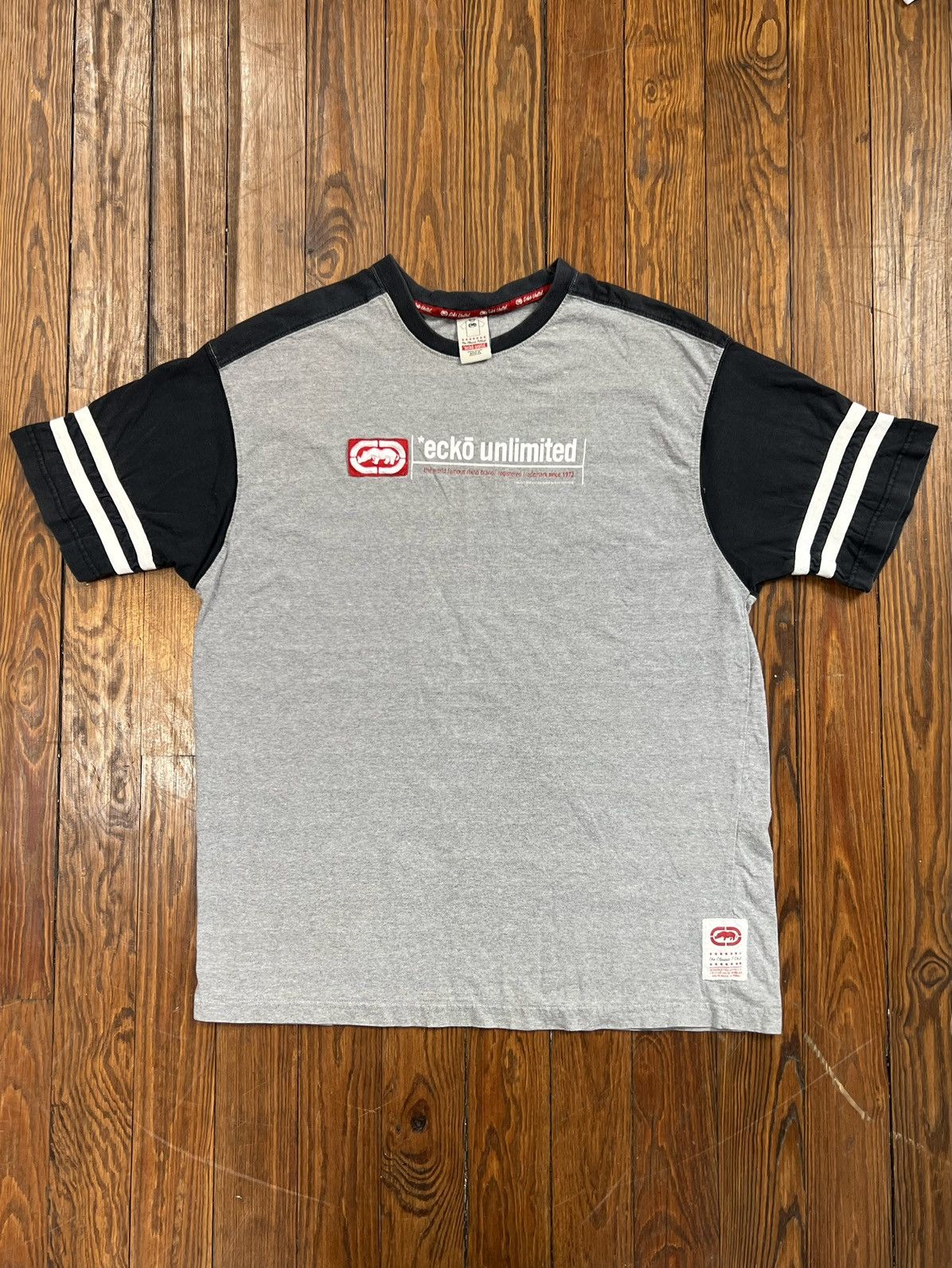 Ecko Unltd. × Vintage Vintage Y2K Ecko Unltd Jersey Rhino Logo Shirt Size US XL / EU 56 / 4 - 1 Thumbnail