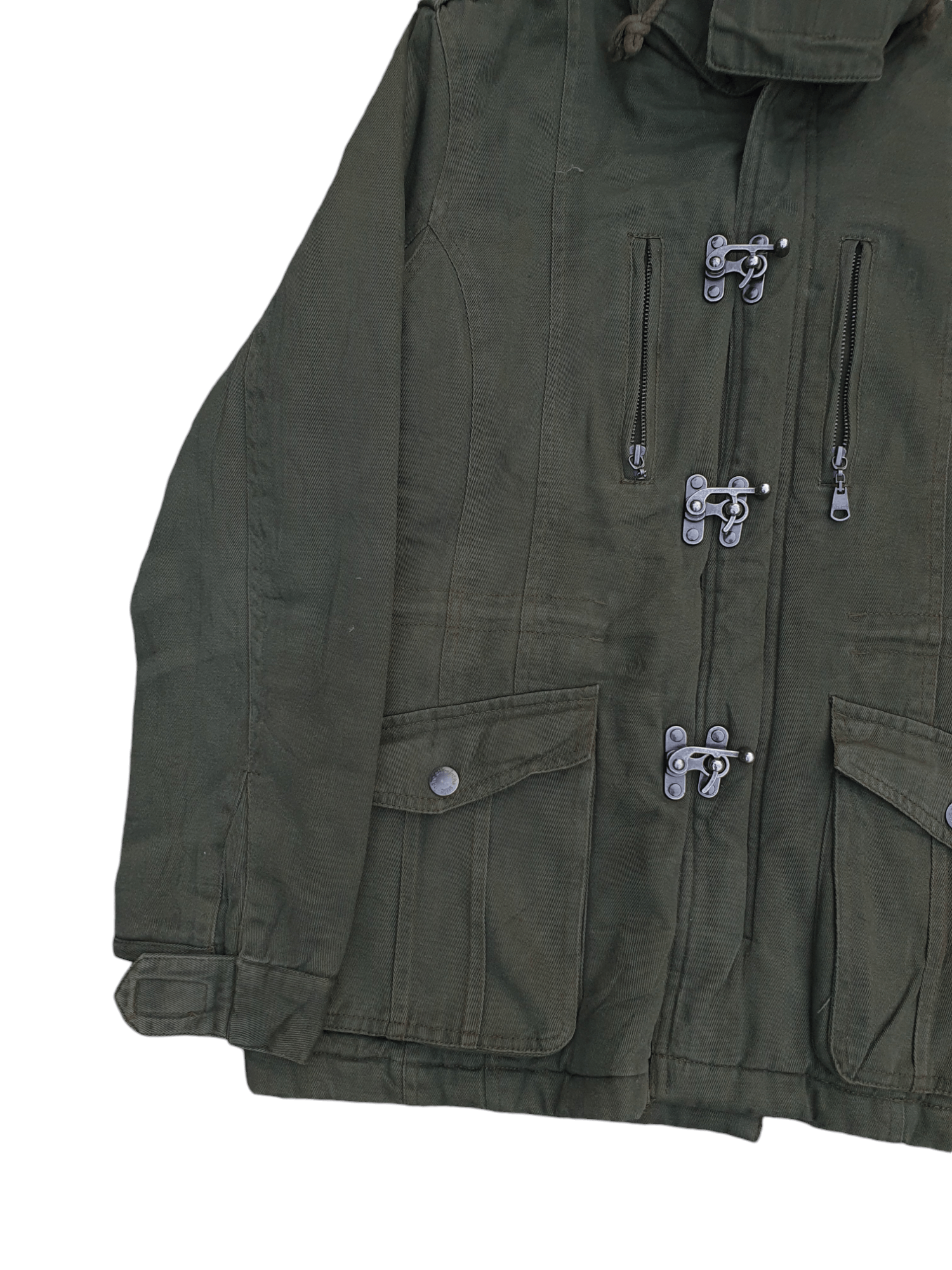 In The Attic × Japanese Brand IN THE ATTIC - Fur Hooded Military Jacket Size US M / EU 48-50 / 2 - 6 Thumbnail