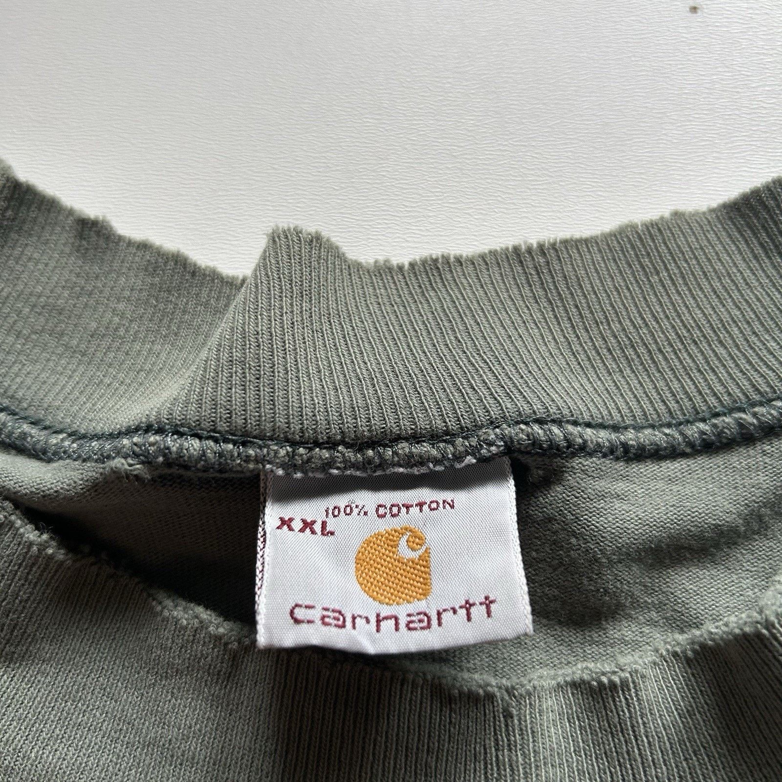 Carhartt Vintage 90s Carhartt Pocket T Shirt Longsleeve Mock Neck XXL Size US XXL / EU 58 / 5 - 6 Thumbnail