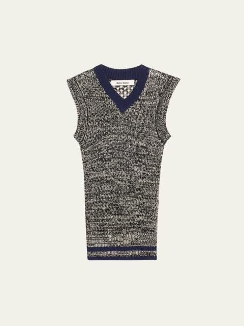 Wales Bonner o1mle0825 Unisex Shade Knit Vest in Multicolor Size US S / EU 44-46 / 1 - 1 Thumbnail
