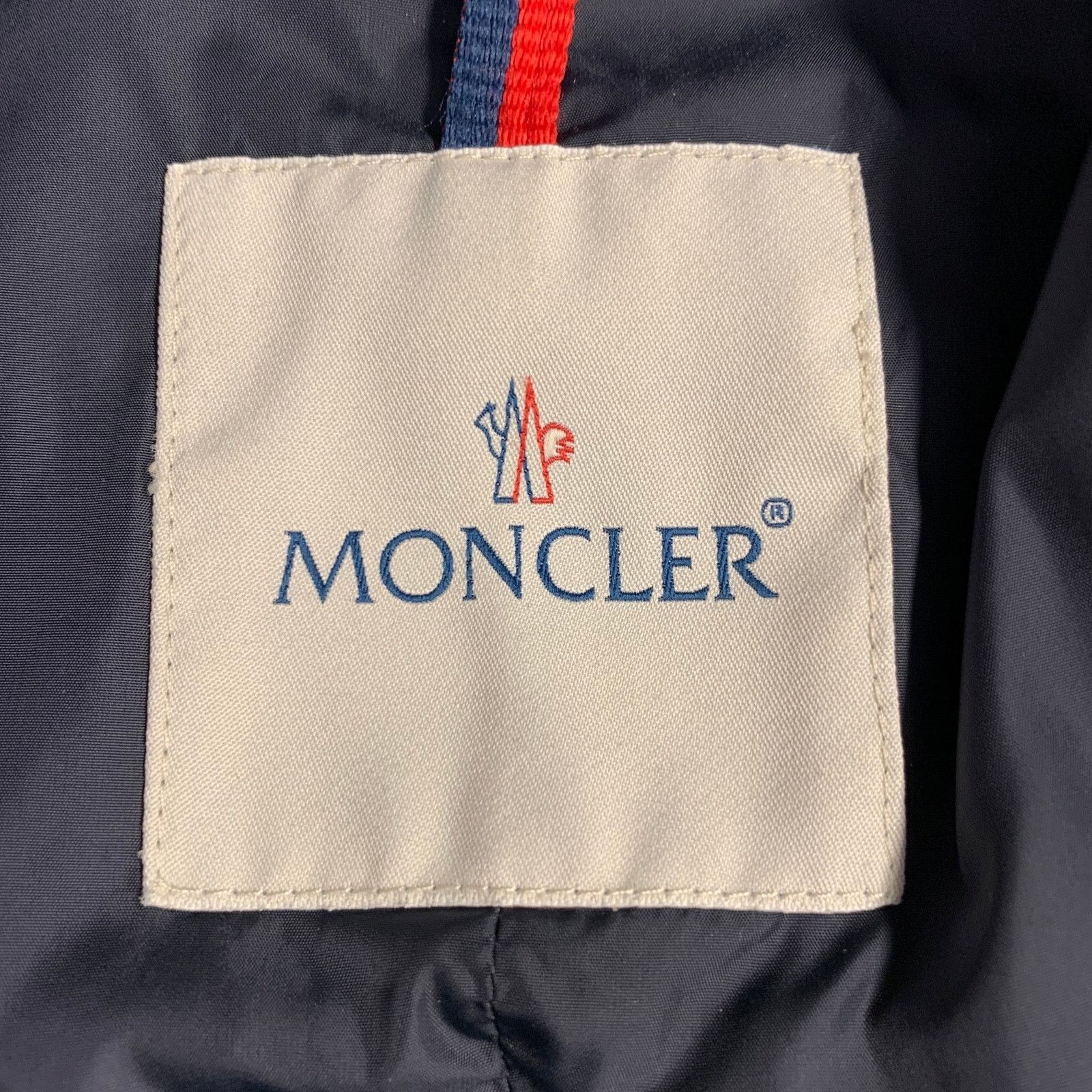 Moncler MONCLER Size M Navy Nylon Zip Buttons Windbreaker Jacket Size US M / EU 48-50 / 2 - 8 Thumbnail