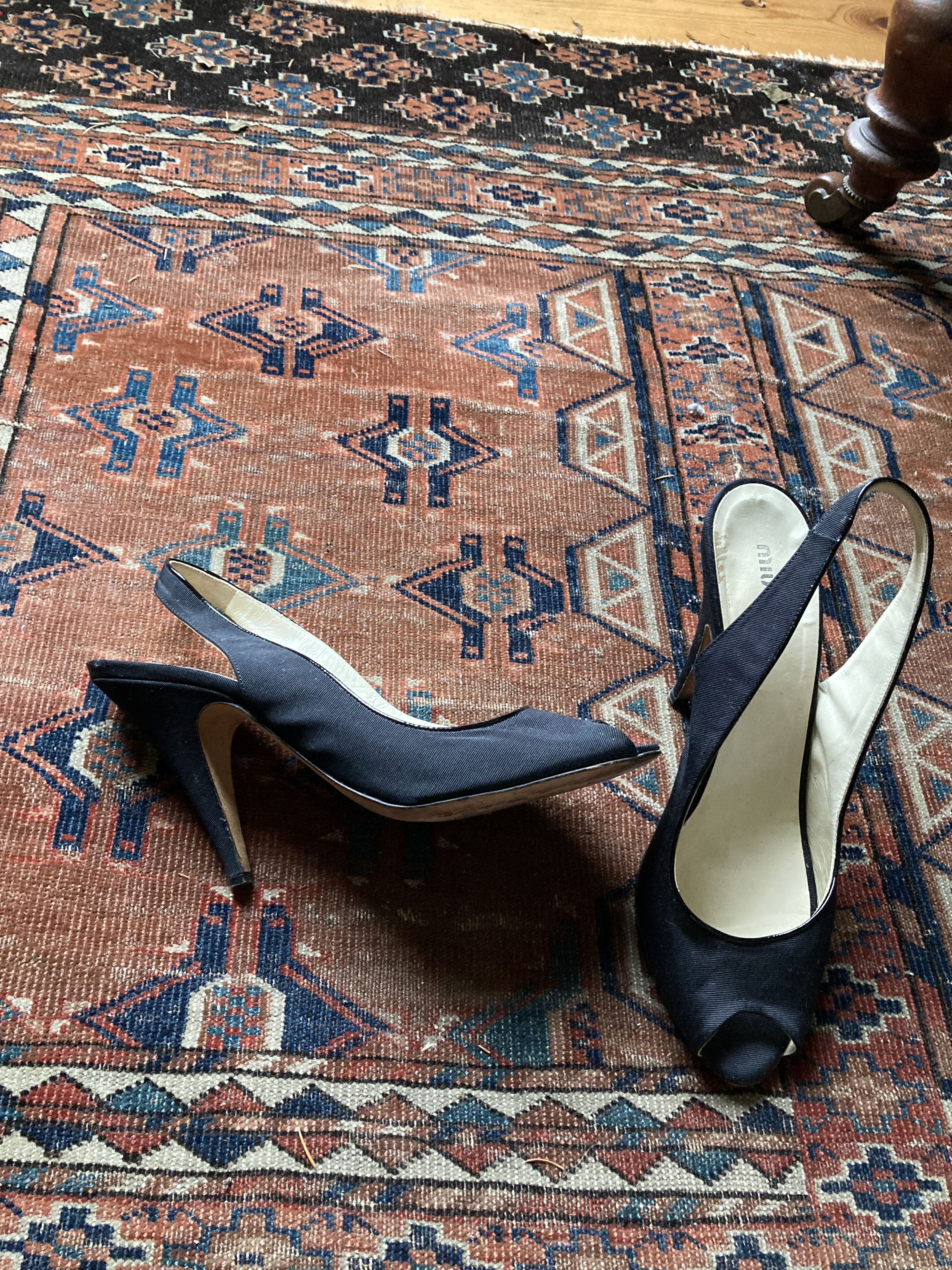 Miu Miu Miu Miu black sling back heels Size US 8 / IT 38 - 5 Thumbnail