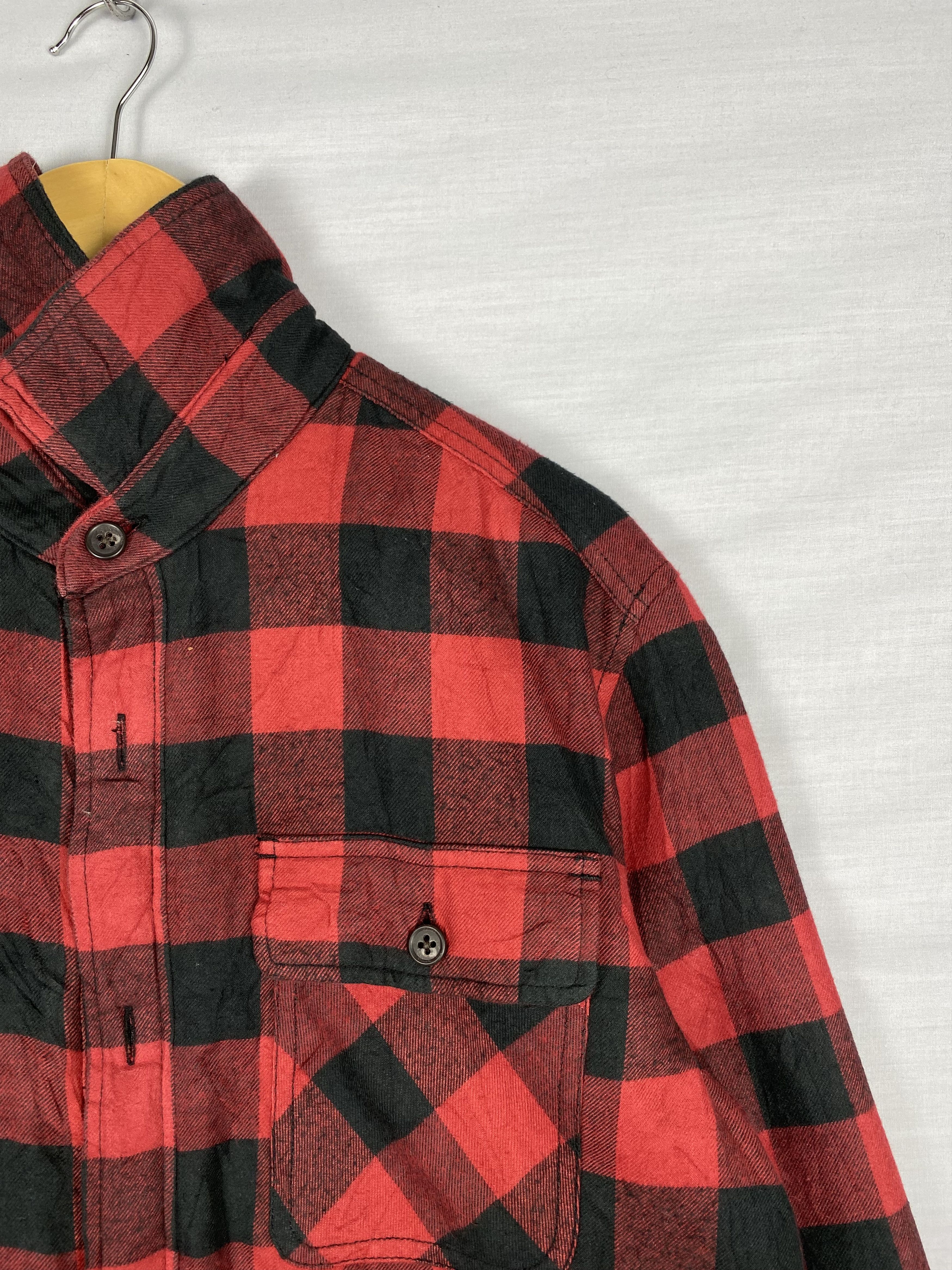 Uniqlo Vintage Uniqlo Flannel Sherpa Lining Button Up Jacket Size US XL / EU 56 / 4 - 5 Thumbnail