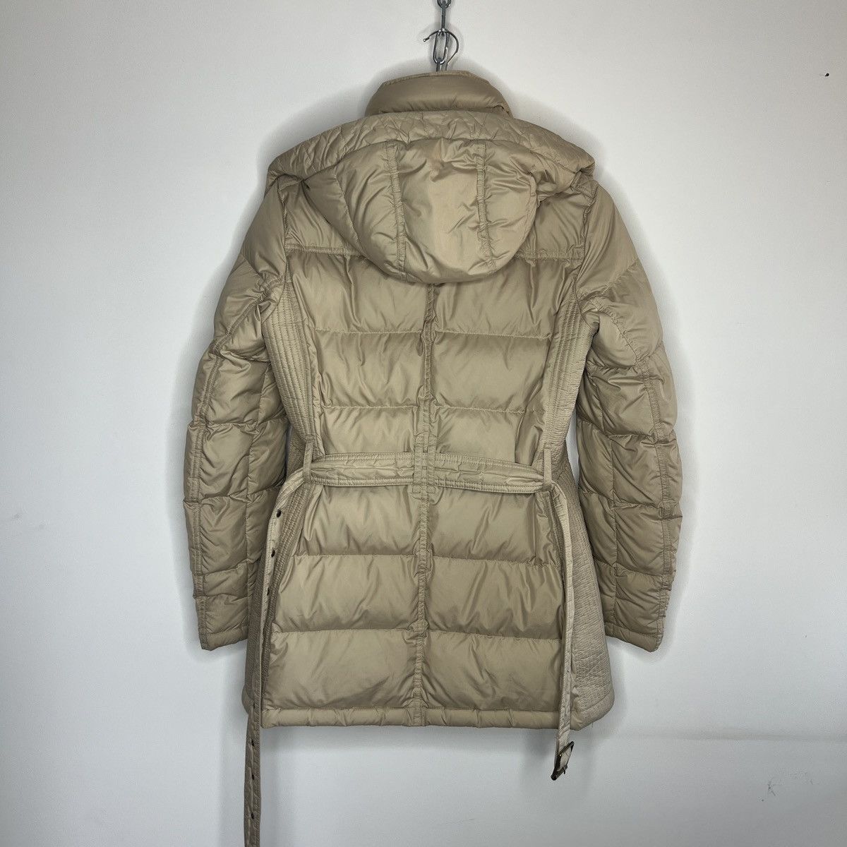 Burberry Burberry Puffer Down Jacket Hooded Nova Check Beige Belted Size M / US 6-8 / IT 42-44 - 6 Thumbnail