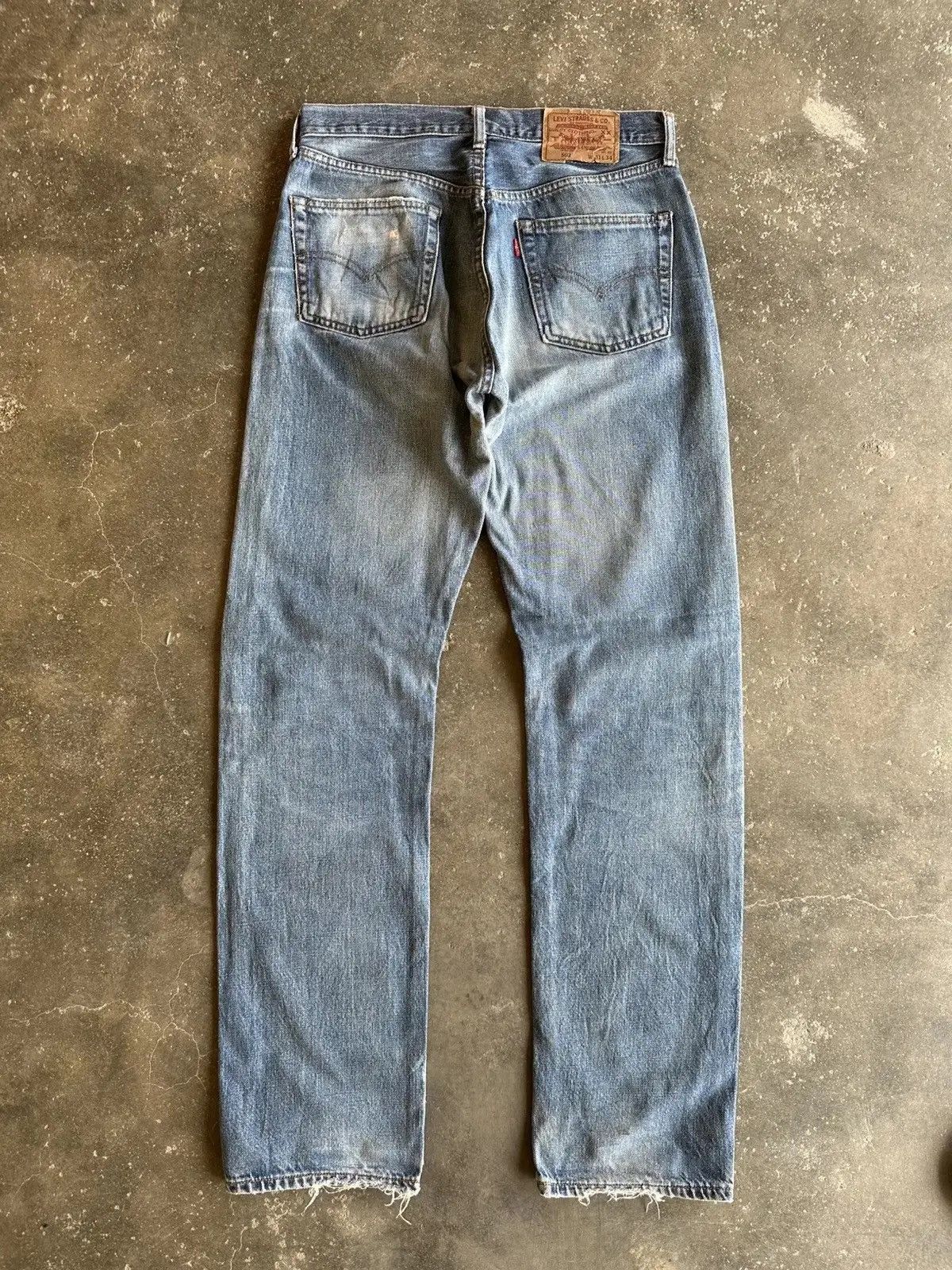 Levi's REDLINE 90’s Vintage Levi’s 502 Distressed Denim Pants Size US 30 / EU 46 - 14 Thumbnail