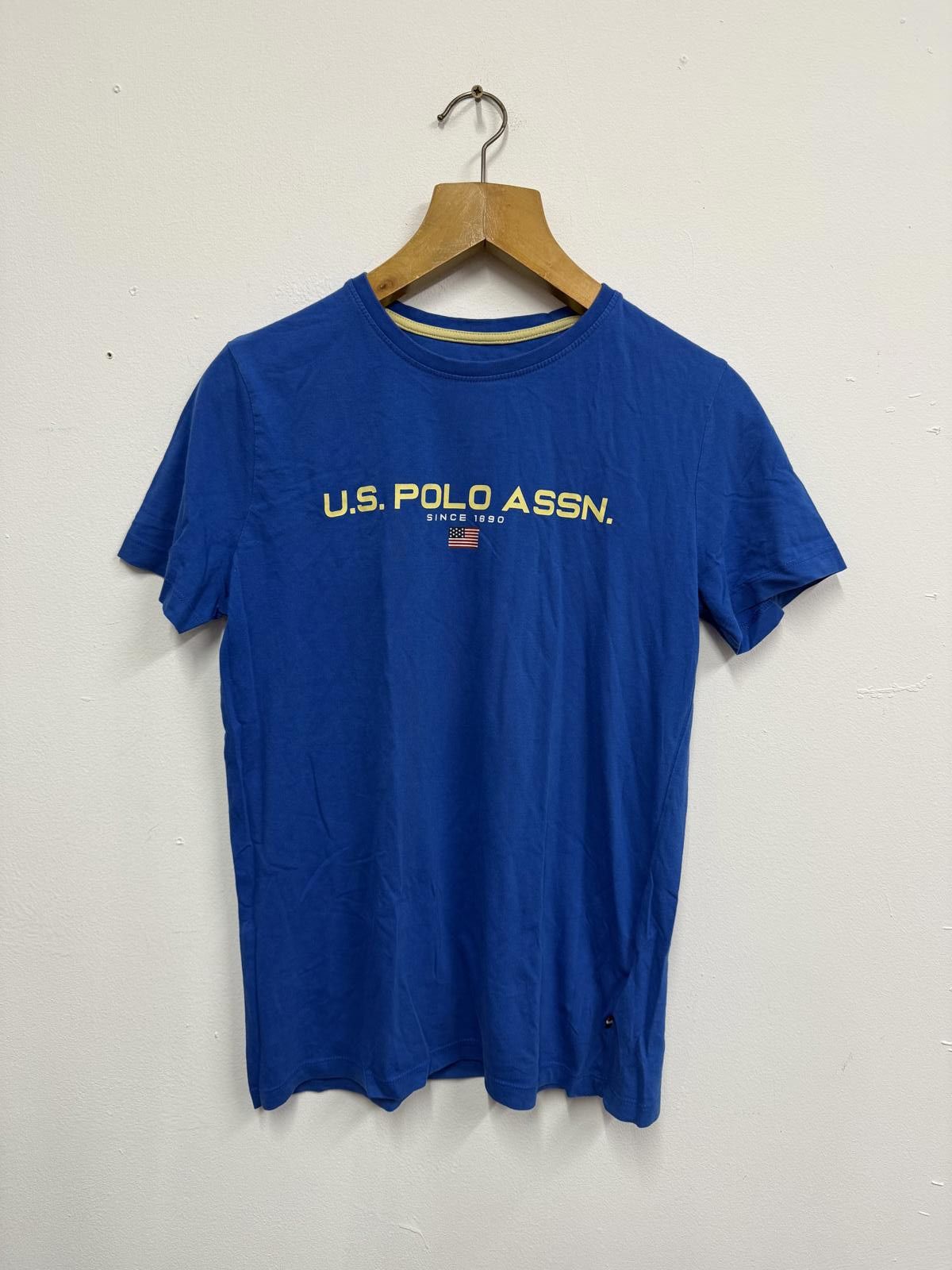 U.S. Polo Assn. U.S. Polo Assn. Blue T-Shirt with Yellow Logo Size US M / EU 48-50 / 2 - 1 Thumbnail