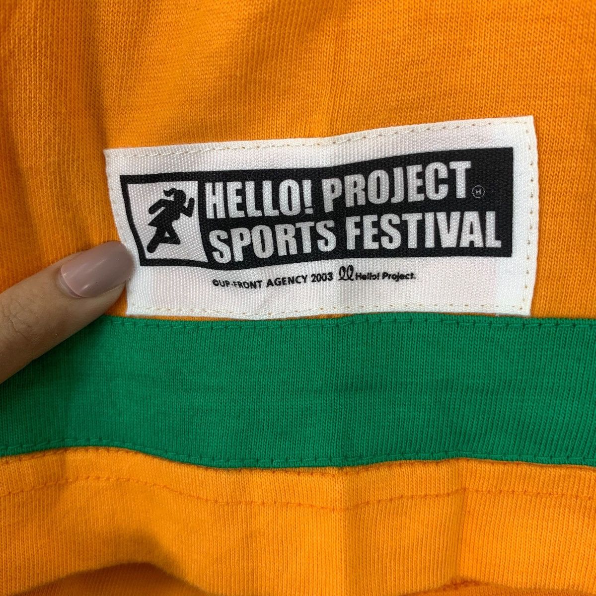 Vintage MORNING MUSUME ERI KAMEI Hello Project Sport Tee Shirt Top Size US M / EU 48-50 / 2 - 4 Thumbnail