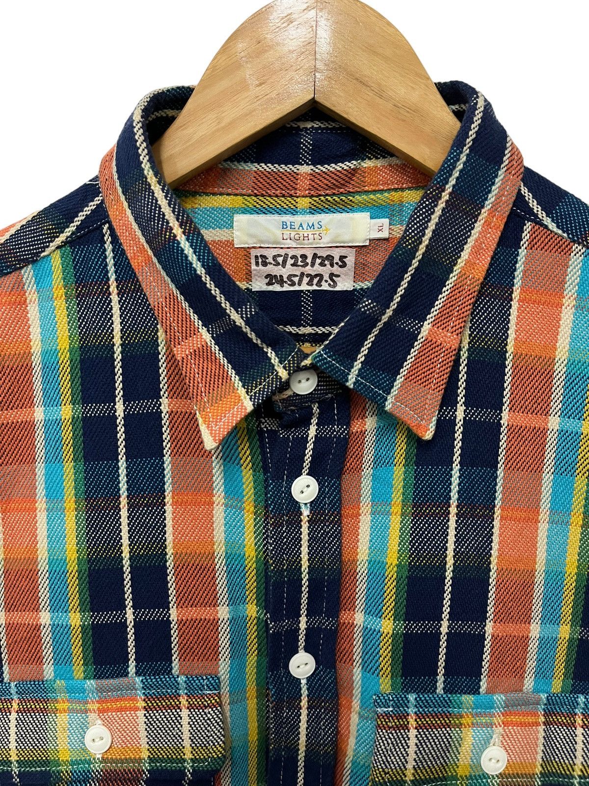 Beams Plus × Japanese Brand Beams Lights heavyweight flannel shirt Size XL / US 12-14 / IT 48-50 - 3 Thumbnail