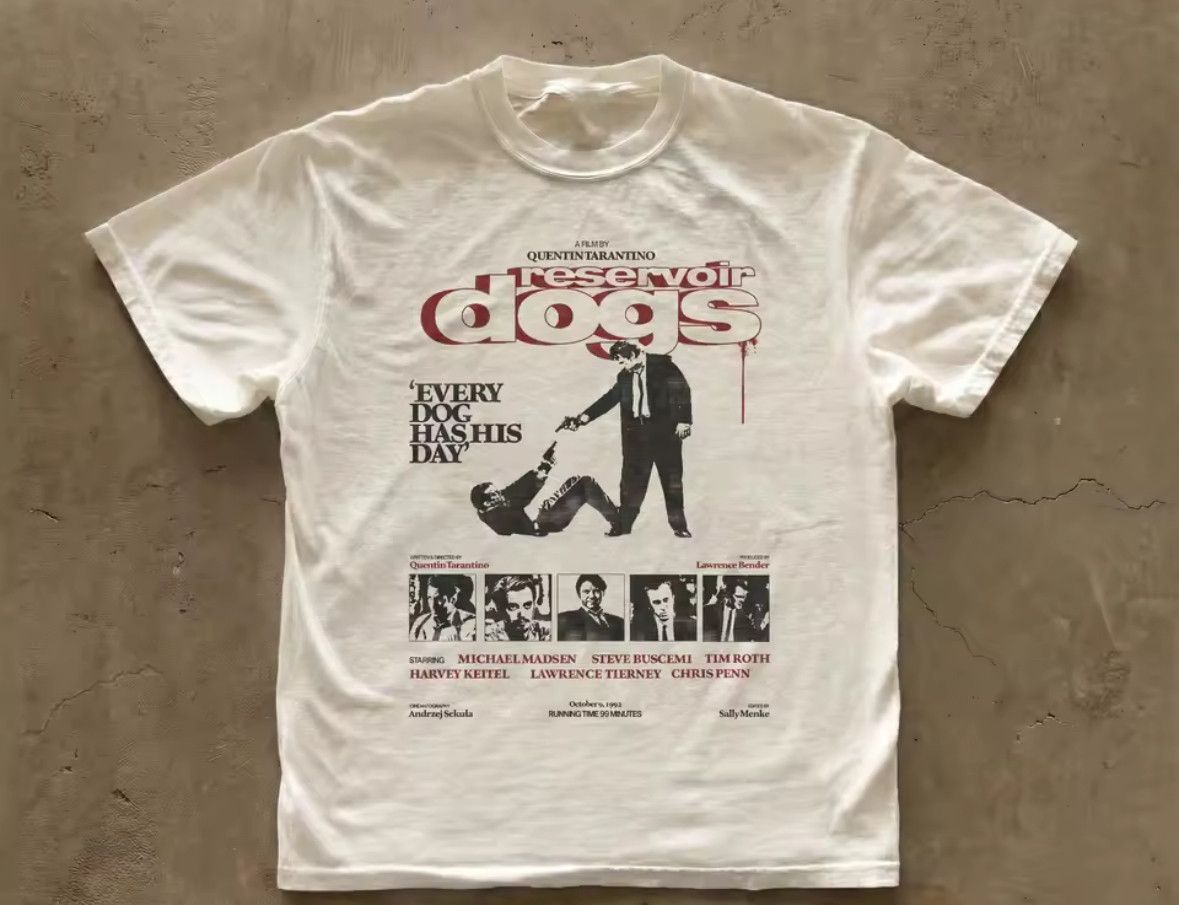 Other Street Retro Reservoir Dogs Vintage Poster Graphic TShirt Size US XL / EU 56 / 4 - 1 Thumbnail