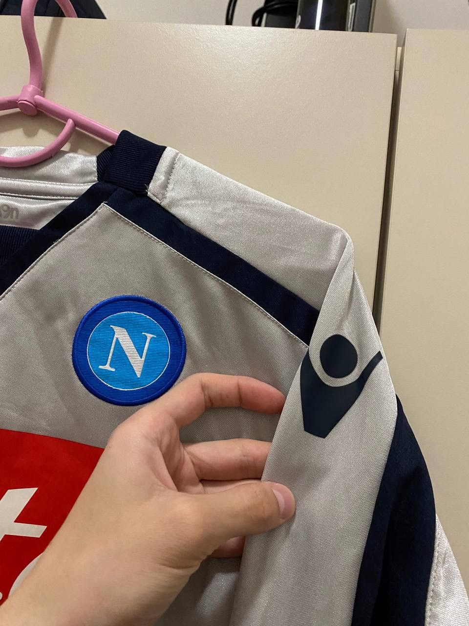 Kappa NAPOLI MATCH WORN GOALKEEPER LONG SLEEVE JERSEY Size US M / EU 48-50 / 2 - 16 Thumbnail