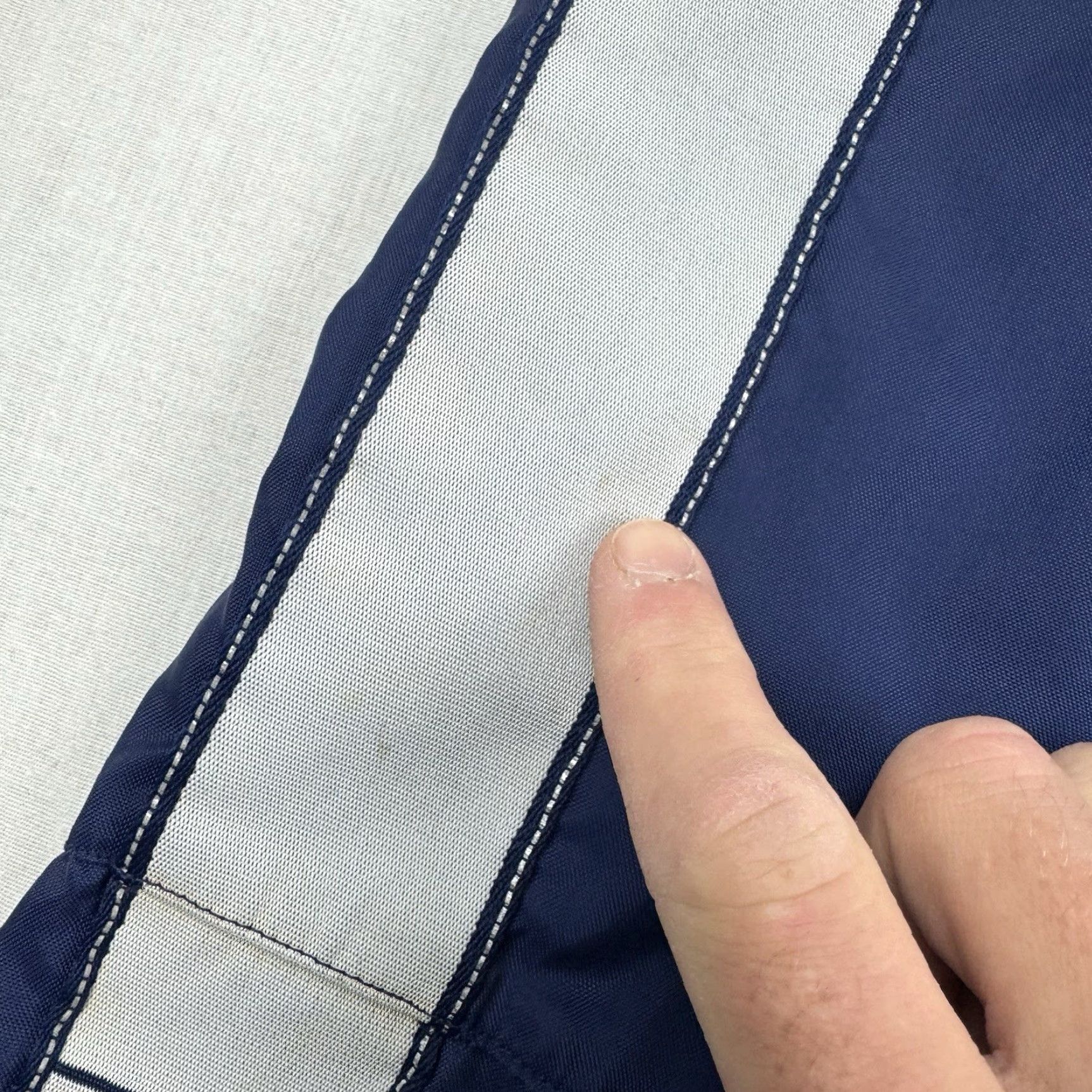 Adidas VINTAGE Adidas Track Pants Adult Small Blue Sports Y2K Hipster with Pockets Mens Size US 29 - 4 Thumbnail