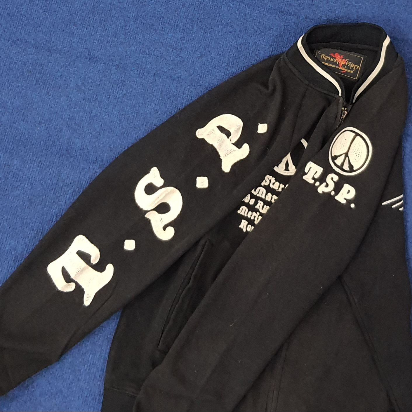 Japanese Brand Vintage Triple Star Party Zipper Sweatshirt C264N8 Size US M / EU 48-50 / 2 - 6 Thumbnail