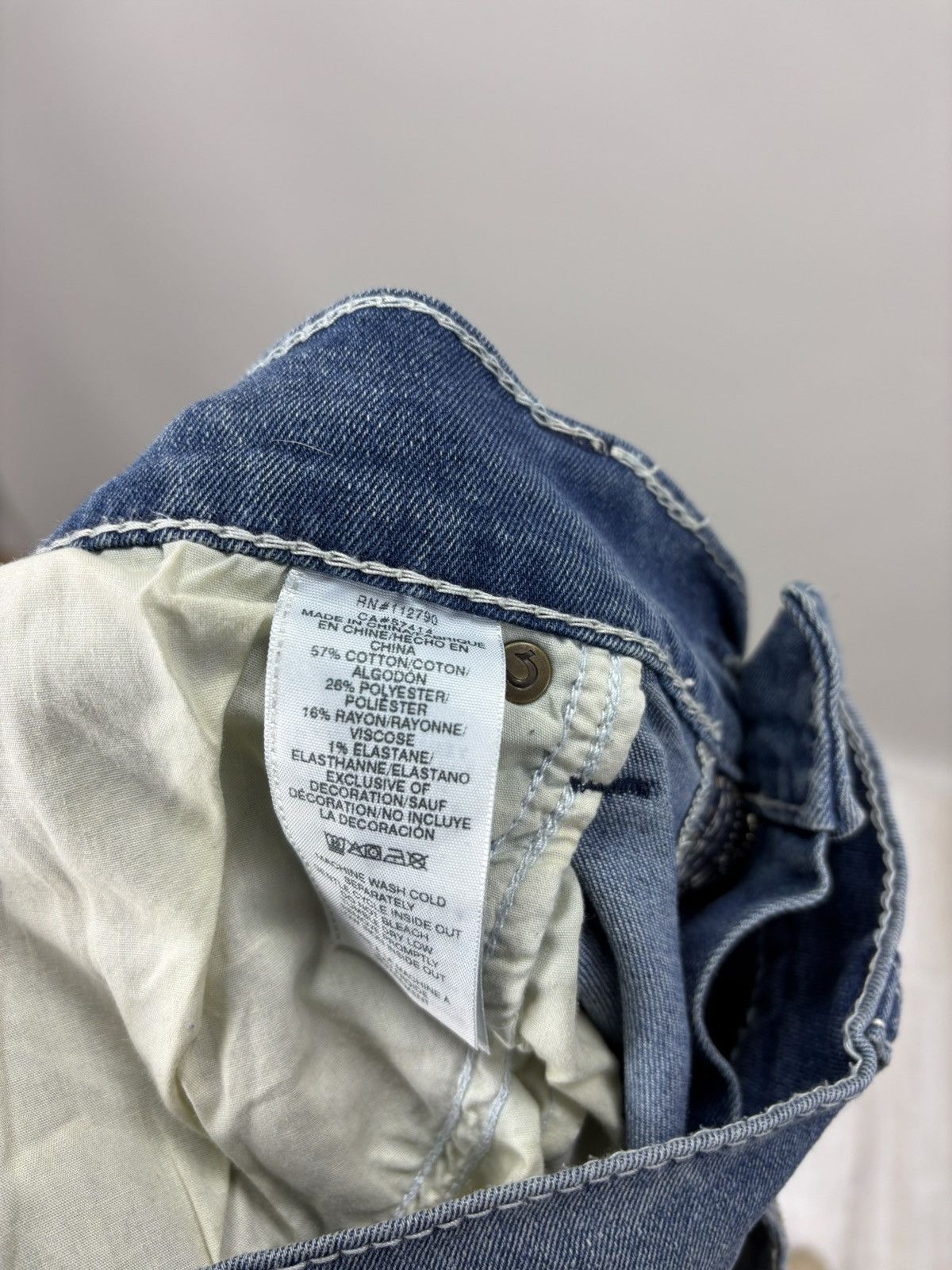 True Religion Mens jeans True Religion Size 40 Color Blue Size US 40 / EU 56 - 9 Thumbnail