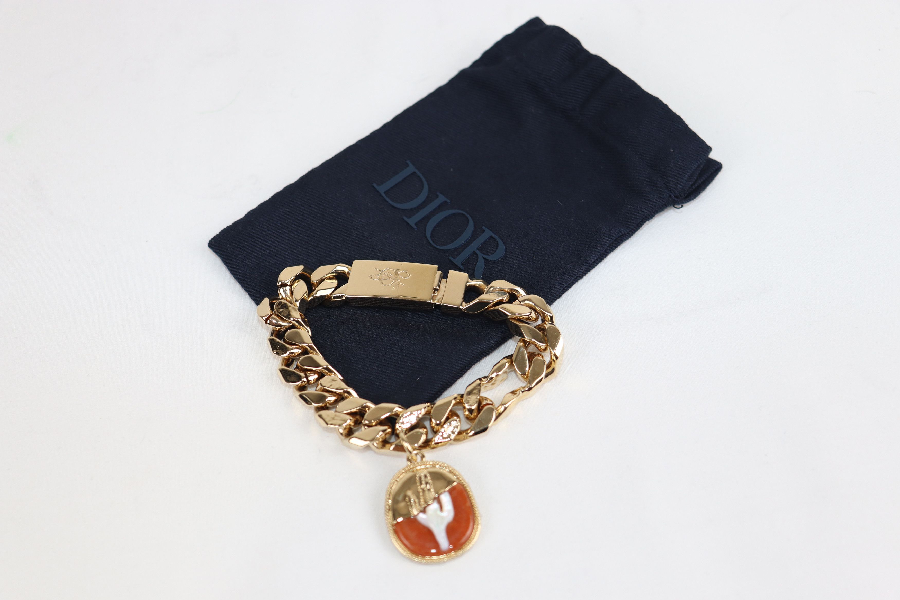 Dior × Travis Scott o1rshd10124 Size: OS/ Gold Cactus Bracelet in Gold Size ONE SIZE - 3 Thumbnail