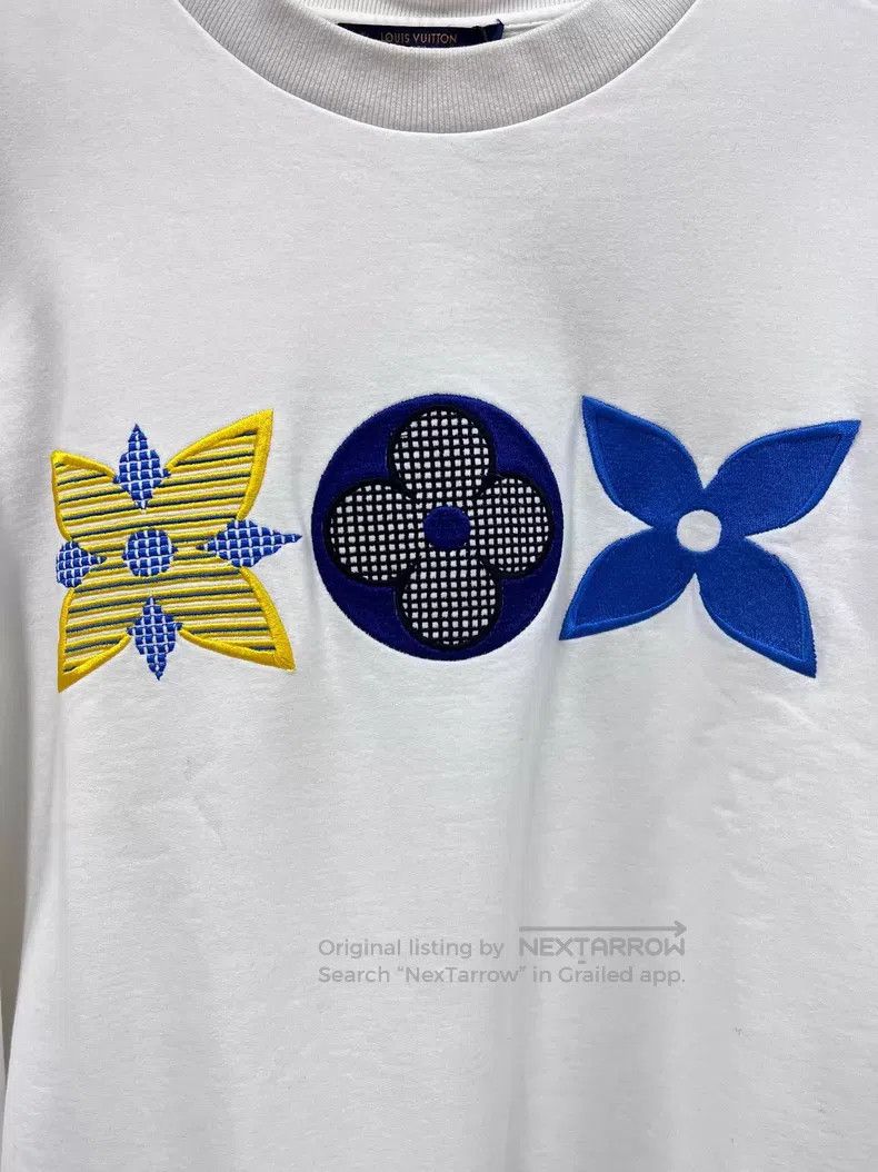 Louis Vuitton Louis Vuitton Colorblock floral-print embroidered three-fl Size US M / EU 48-50 / 2 - 3 Thumbnail