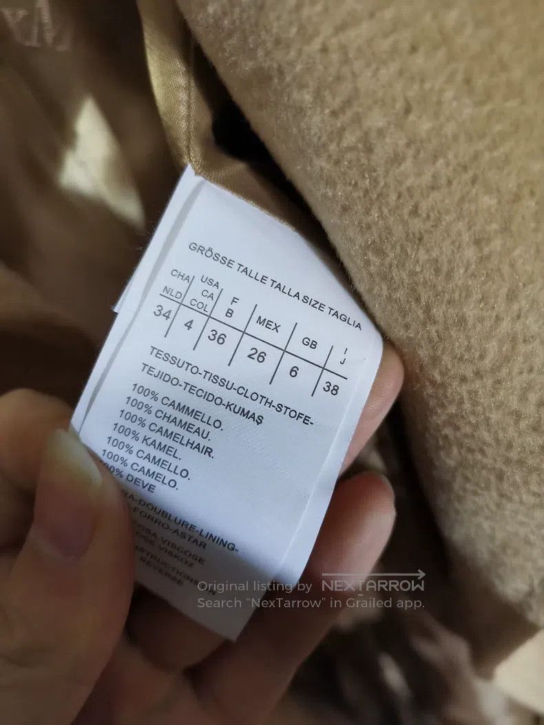 Max Mara Max Mara Camel Hair Coat Size XS / US 0-2 / IT 36-38 - 5 Thumbnail